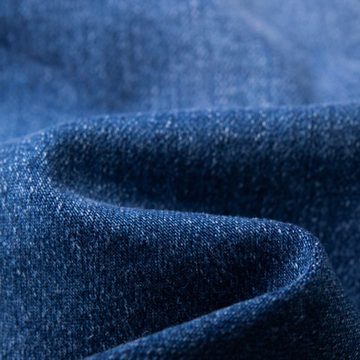 suebidou 5-Pocket-Jeans Blue Denim Jeanshose blau mit Waschung für Babys und Kleinkinder elastsicher Bund, 5 Pocket