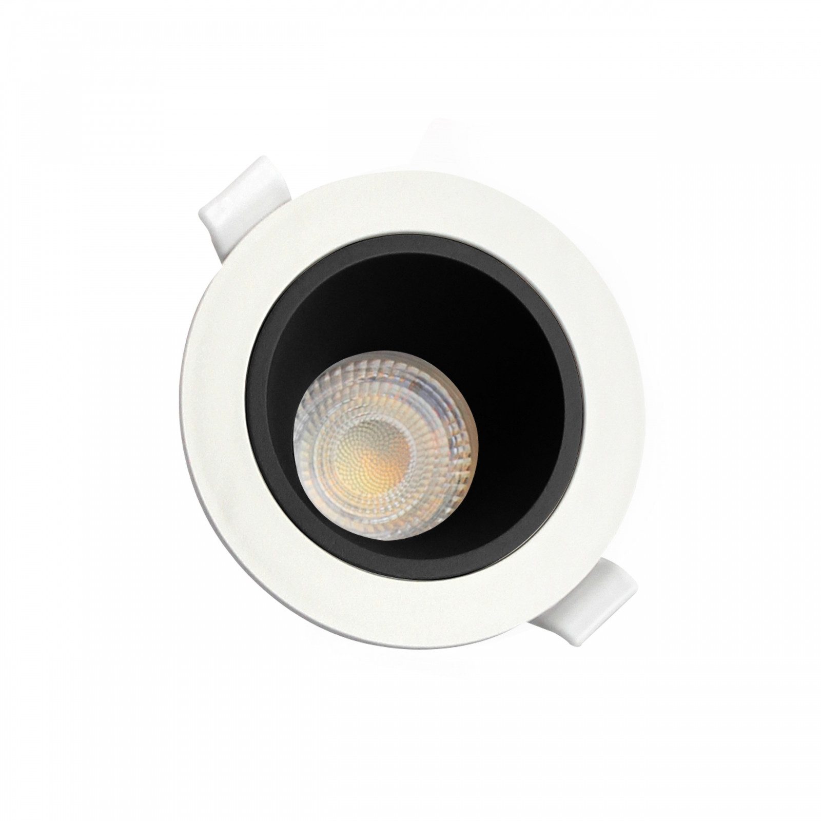 SpectrumLED LED Einbaustrahler LED FIALE CORE GU10 Einbaustrahler max. 6W Ø95mm rund weiß IP20, MAX 6W