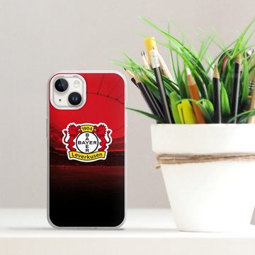 DeinDesign Handyhülle Bayer 04 Leverkusen Fußball Offizielles Lizenzprodukt, Apple iPhone 14 Silikon Hülle Bumper Case Handy Schutzhülle