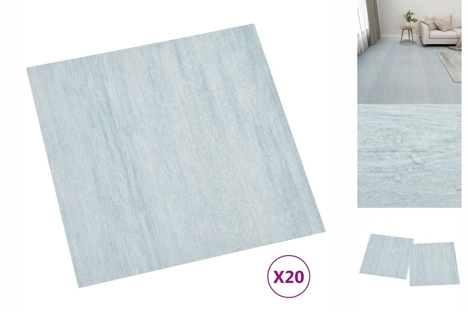 vidaXL Laminat PVC Laminatböden Selbstklebend Dielen Bodenbelag Boden Плитка 20 Stk