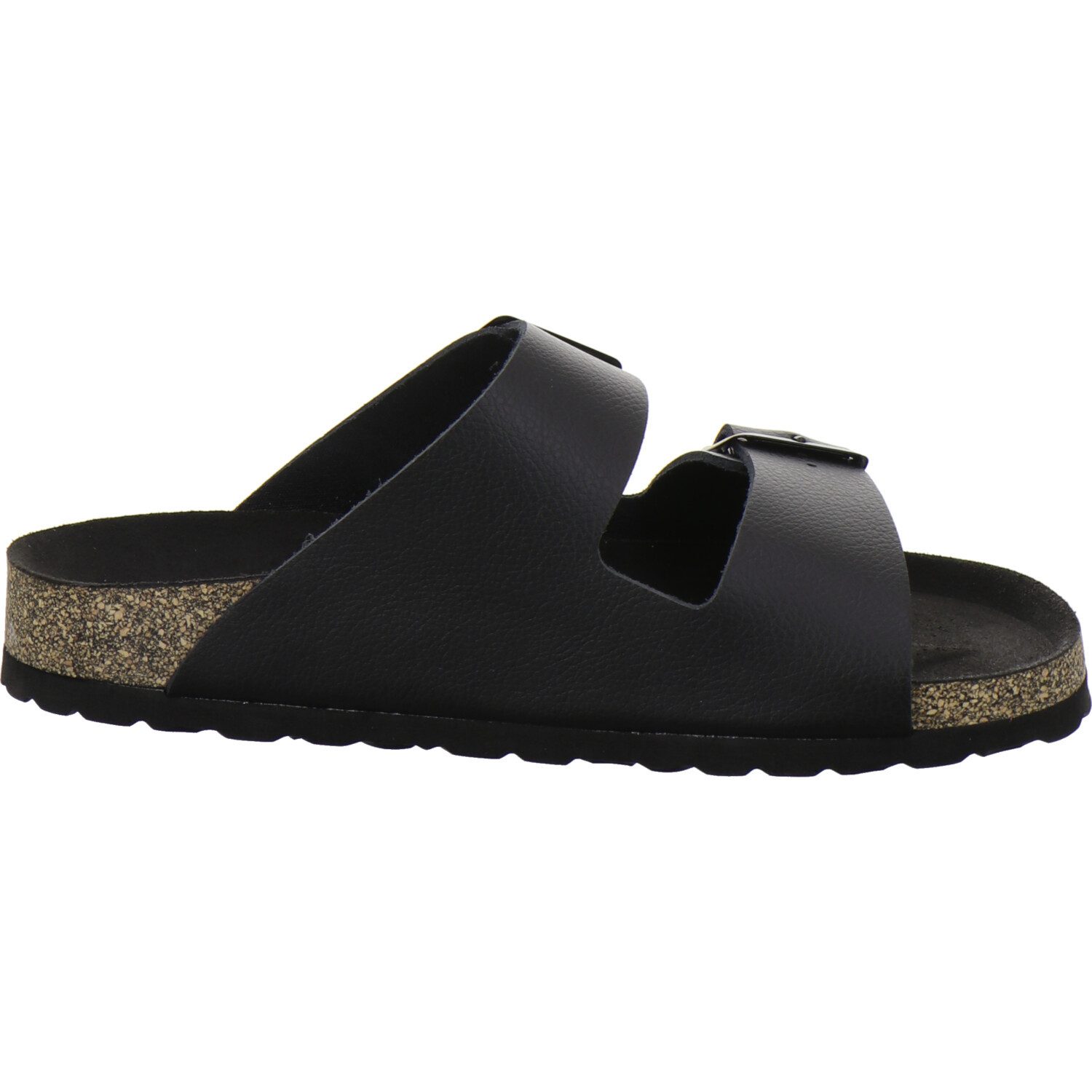 AFS-Schuhe 2510023 Zweischnaller Pantolette für Damen mit Fußbett, bequeme Sandalen aus Leder