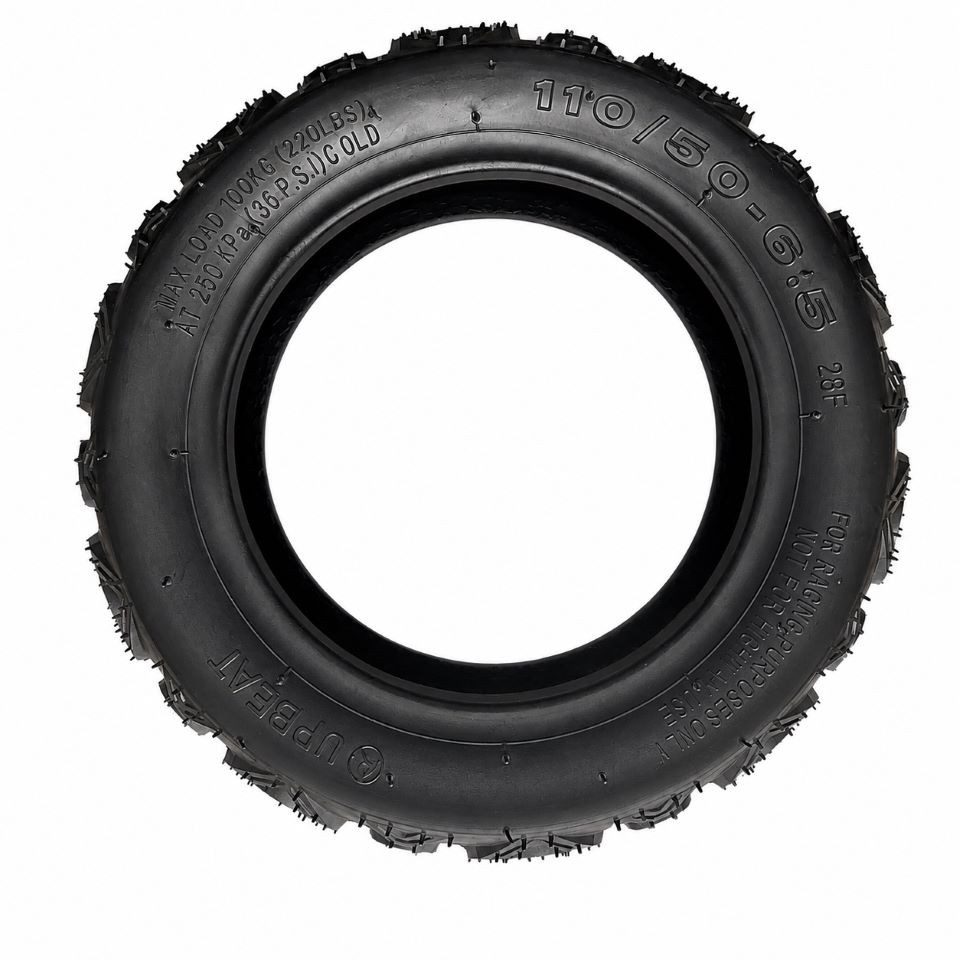 FunSport-Factory Ersatzrad Reifen 110/50-6,5 inkl. Schlauch für E-Scooter & Pocketbike, inkl. Schlauch, Offroadprofil, 110/50-6.5, 6,5-Zoll