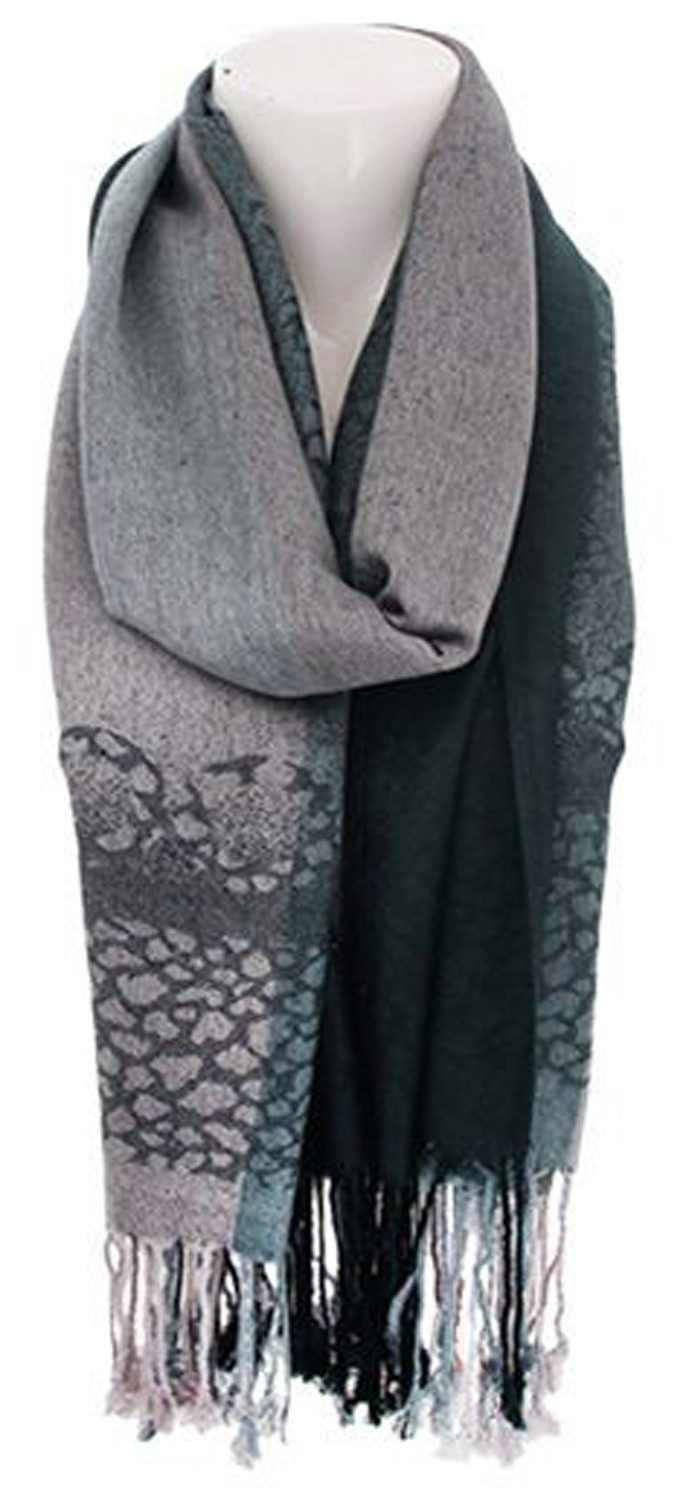 chic4home Schal Dreamy Flair, (1-St. 1-teilig), Damen Schal Stola eleganter Longschal Leopardenmuster