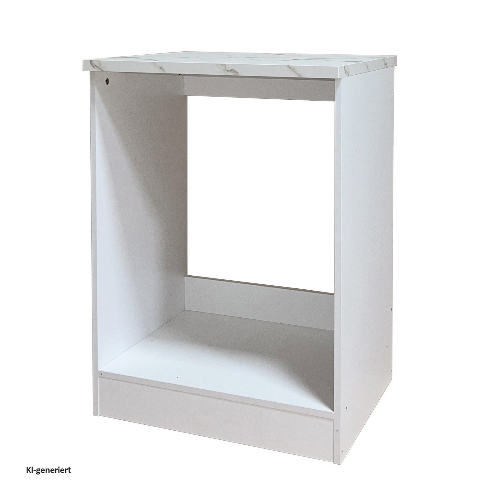HTI-Living Backofenumbauschrank Herdumbauschrank Jenna Weiß 60 cm (1 Stück, 1-St., 1 Herdumbauschrank) Küchenunterschrank für Einbaubackofen modular erweiterbar