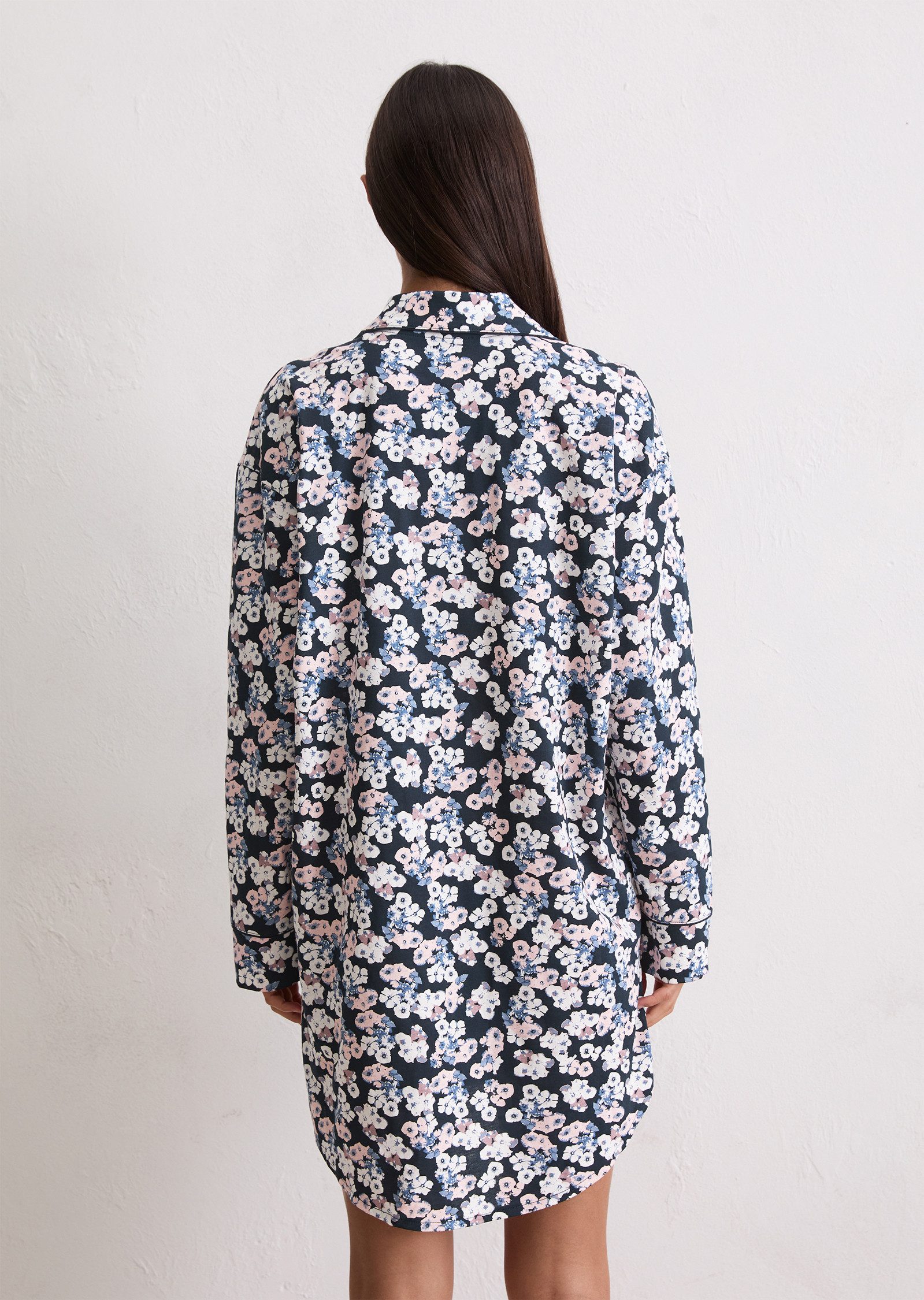 Marc O'Polo Nachthemd Single-Jersey Qualität, leicht, Brusttasche