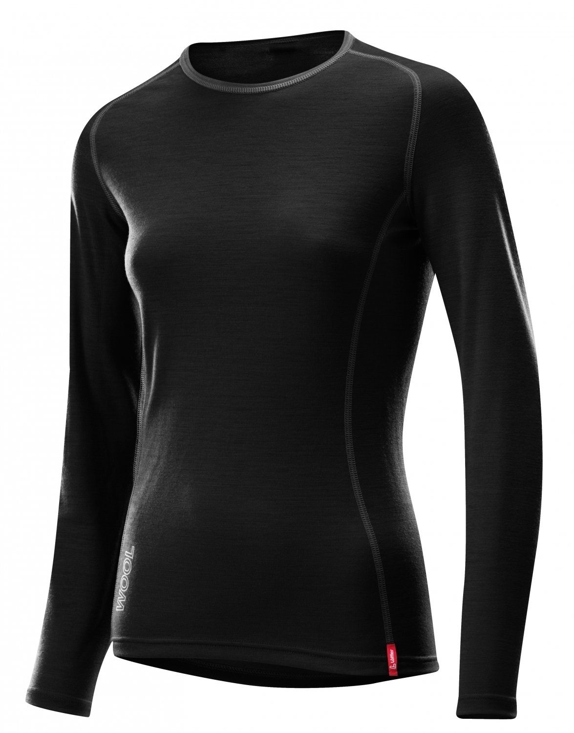 Funktionsunterhemd Transtex Merino Damen Funktionsunterhemd langarm schwarz