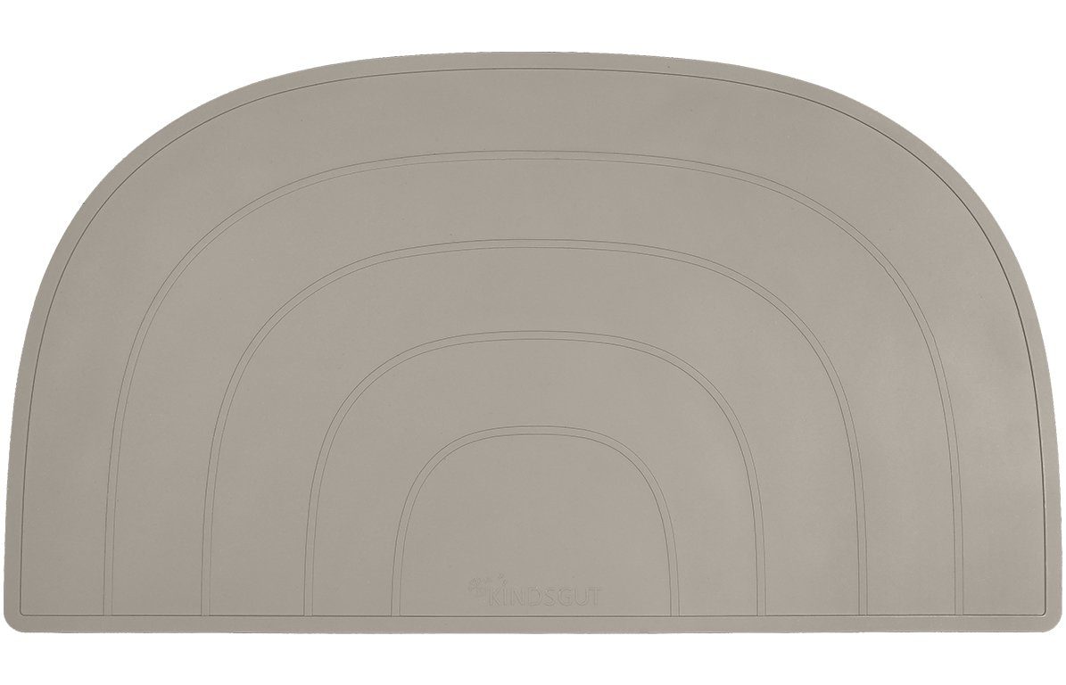 KINDSGUT Platzset Platzdeckchen Regenbogen, umweltfreundlich, Taupe günstig online kaufen