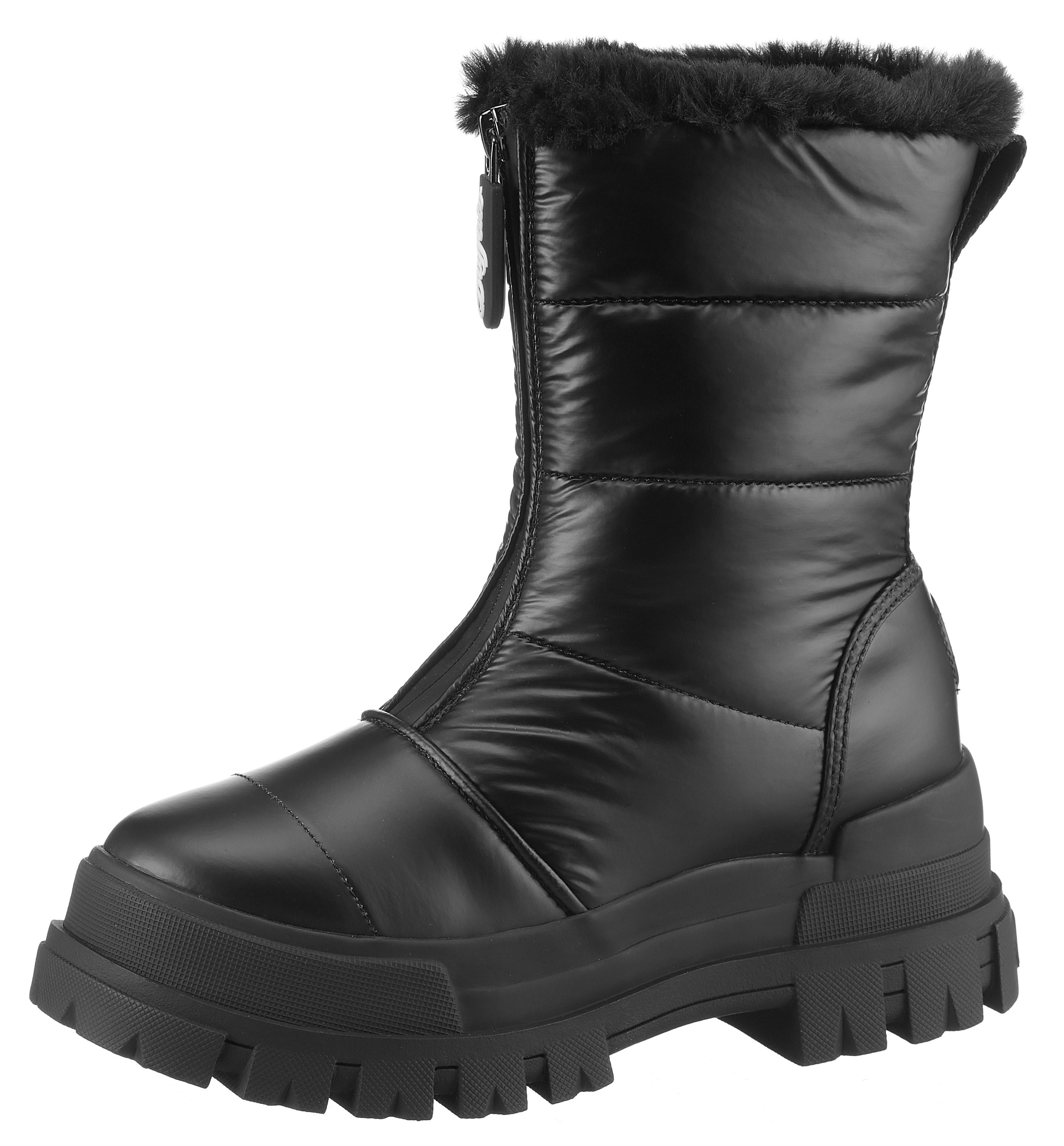 Buffalo ASPHA QUILT ZIP VEGAN Winterboots, Schlupfboots, Winterstiefelette, Snowboot mit Warmfutter