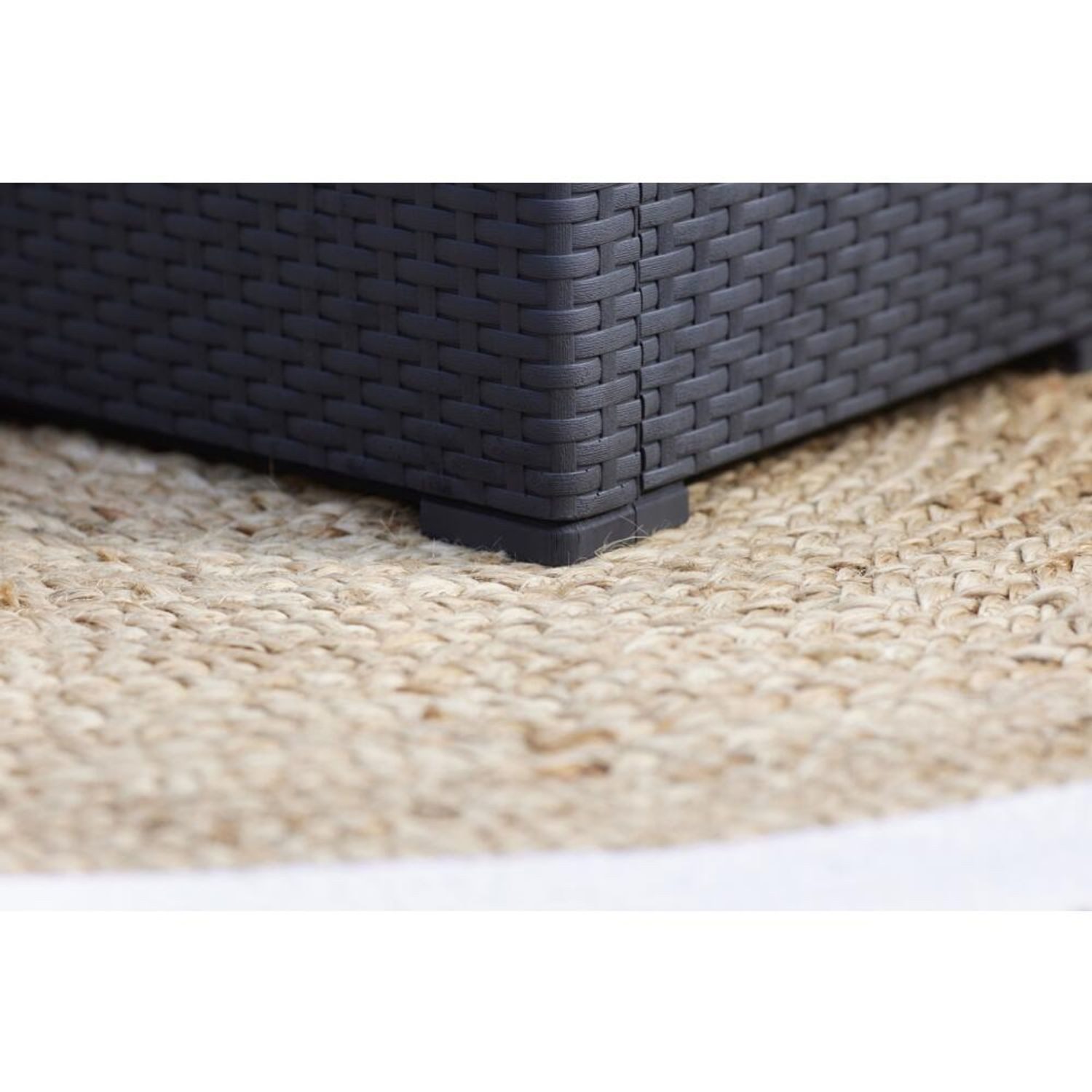 Jardin Aufbewahrungsbox 4x Keter Aufbewarungsboxen 37x37x37cm Schwarz Beistelltisch Garten