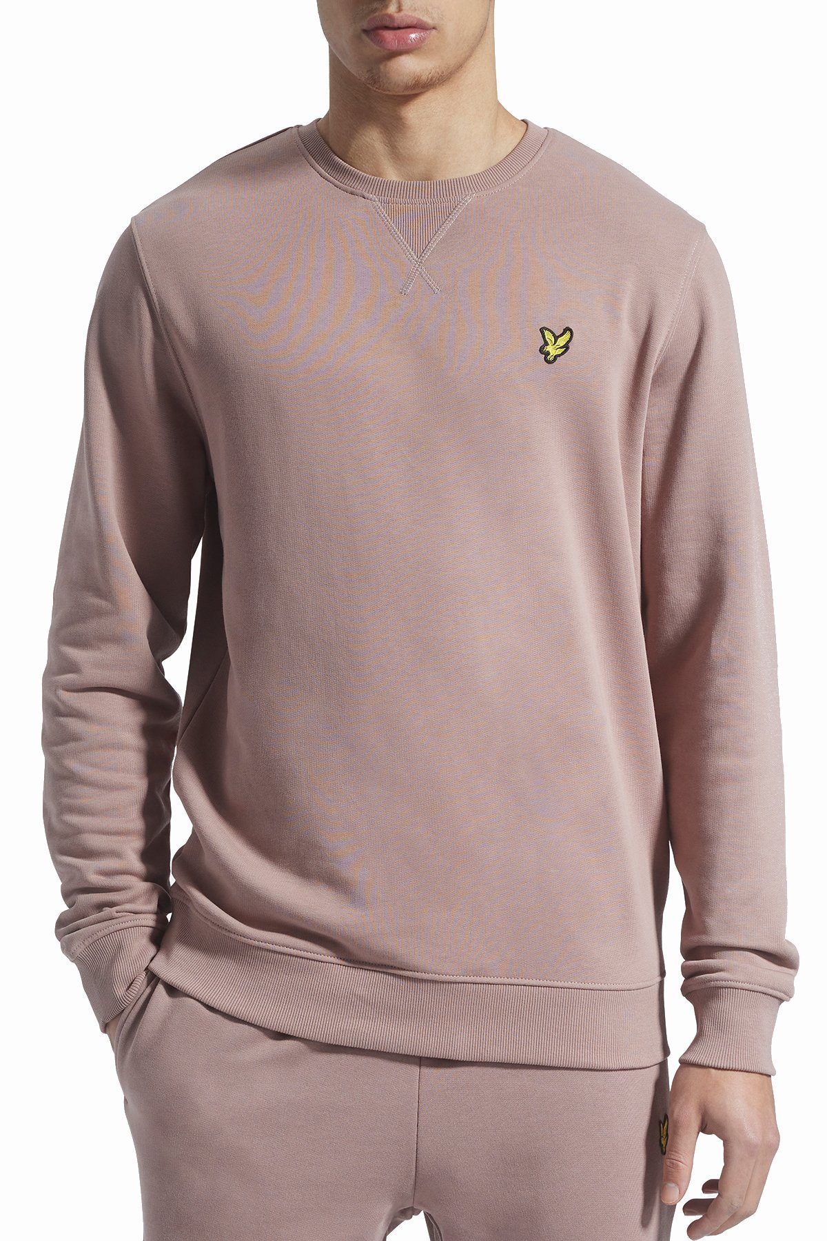 Lyle & Ohne 100% Sweatshirt Kapuze Aus Scott Rosa Baumwolle Hutton