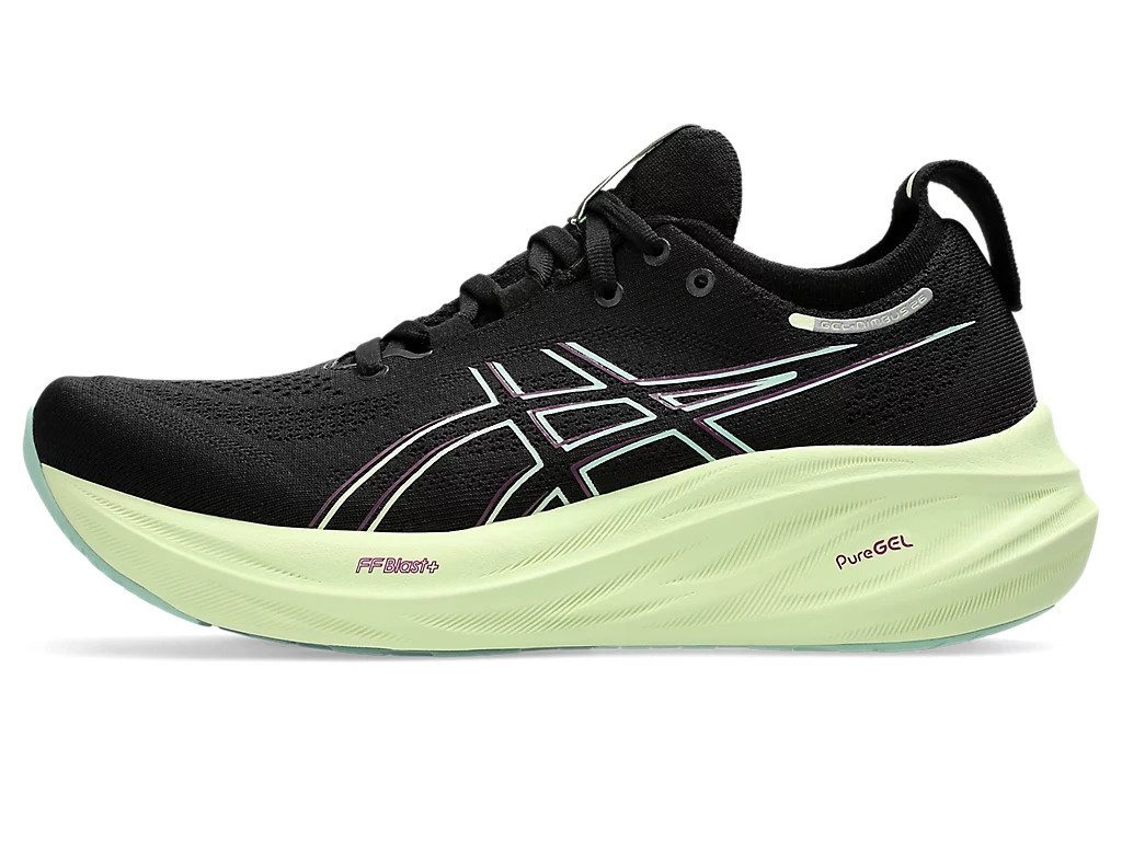GEL-NIMBUS 26 BLACK/COOL MATCHA Laufschuh