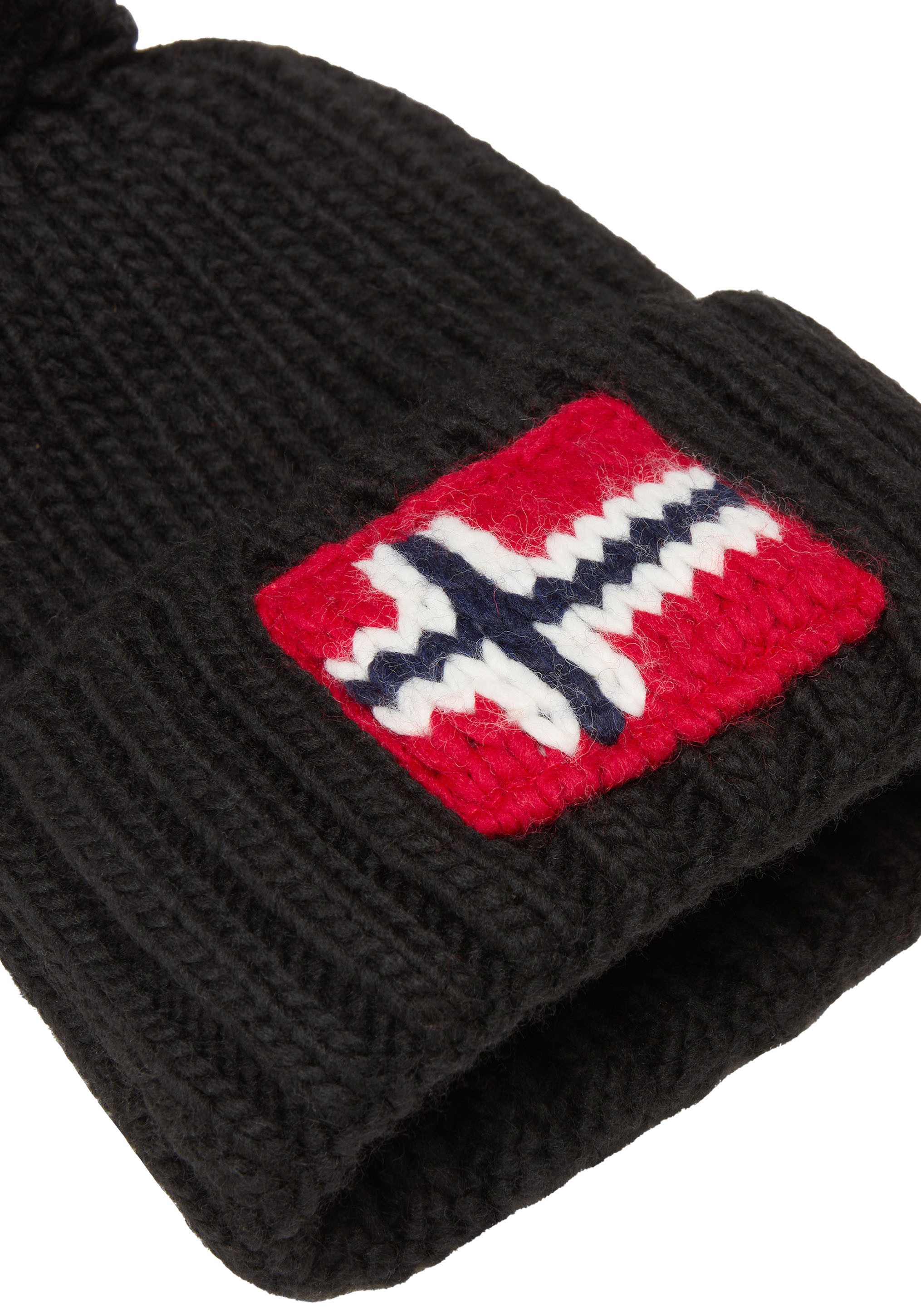 Napapijri Bommelmütze SEMIURY mit kontrastfarbigen Details günstig online kaufen