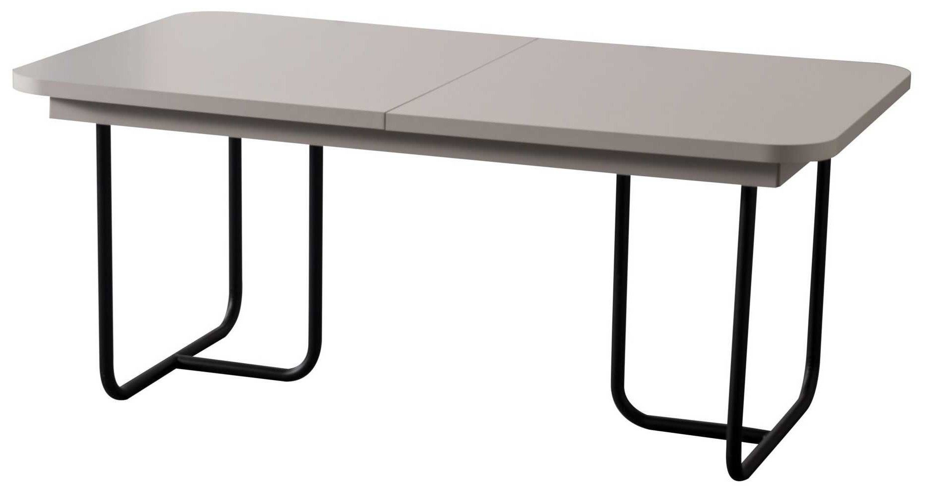 Xlmoebel Esstisch Moderner quadratischer ausziehbarer Tisch aus Holz in Weiß und Sc, Made in Europa
