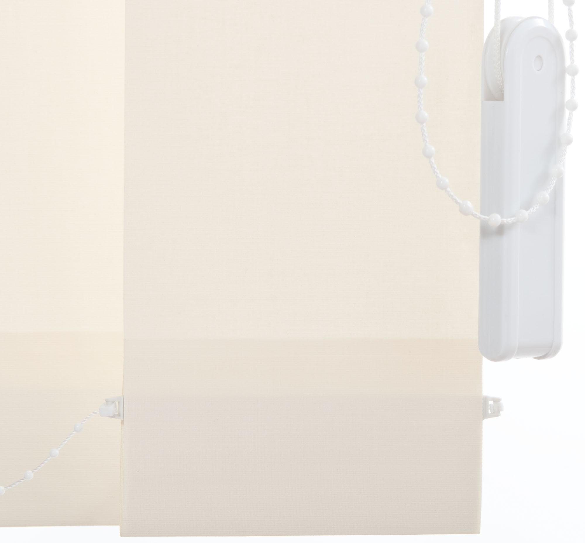 Lamellenvorhang Vertikalanlage 127 mm, Bohren Liedeco, mit beige