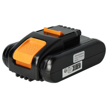 vhbw kompatibel mit Worx WG170.1, WG175, WG166.1, WG170, WG175.1, WG169E, Akku Li-Ion 1500 mAh (20 V)