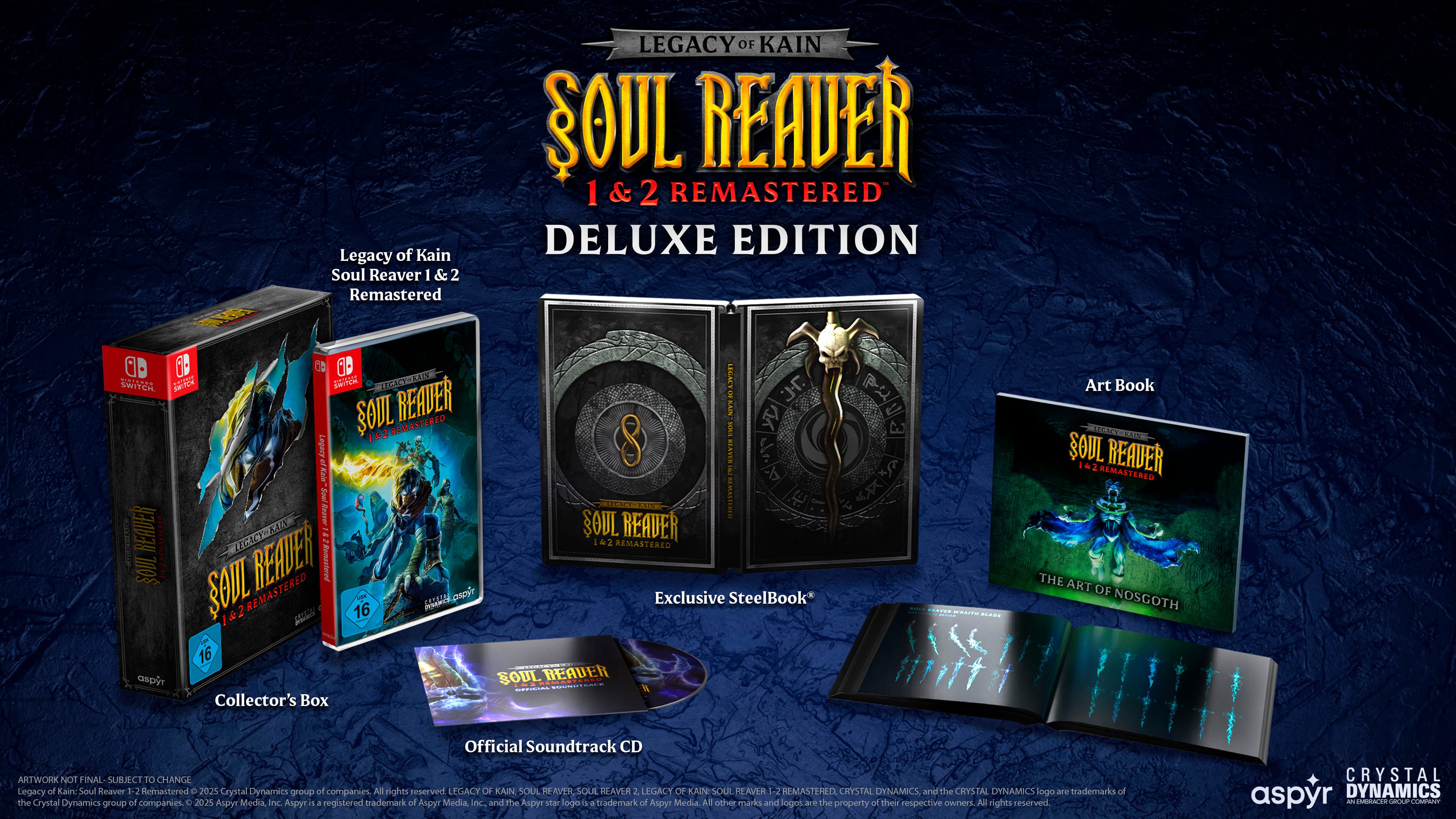 Legacy of Kain: Soul Reaver 1 & 2 Remastered - Deluxe Edition Nintendo Switch