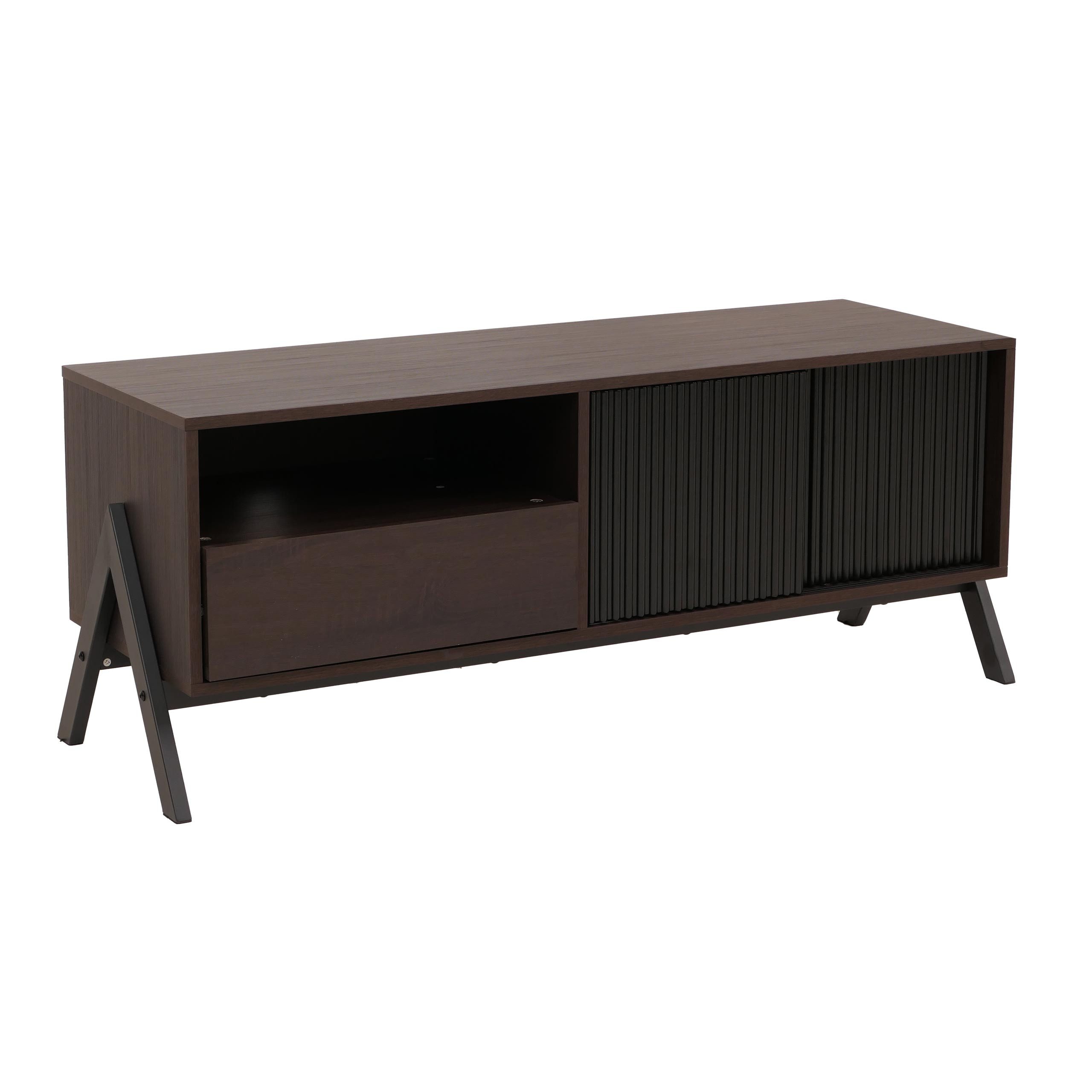 MCW TV-Rack MCW-O40-TVR, Mit strukturierten Schiebetüren