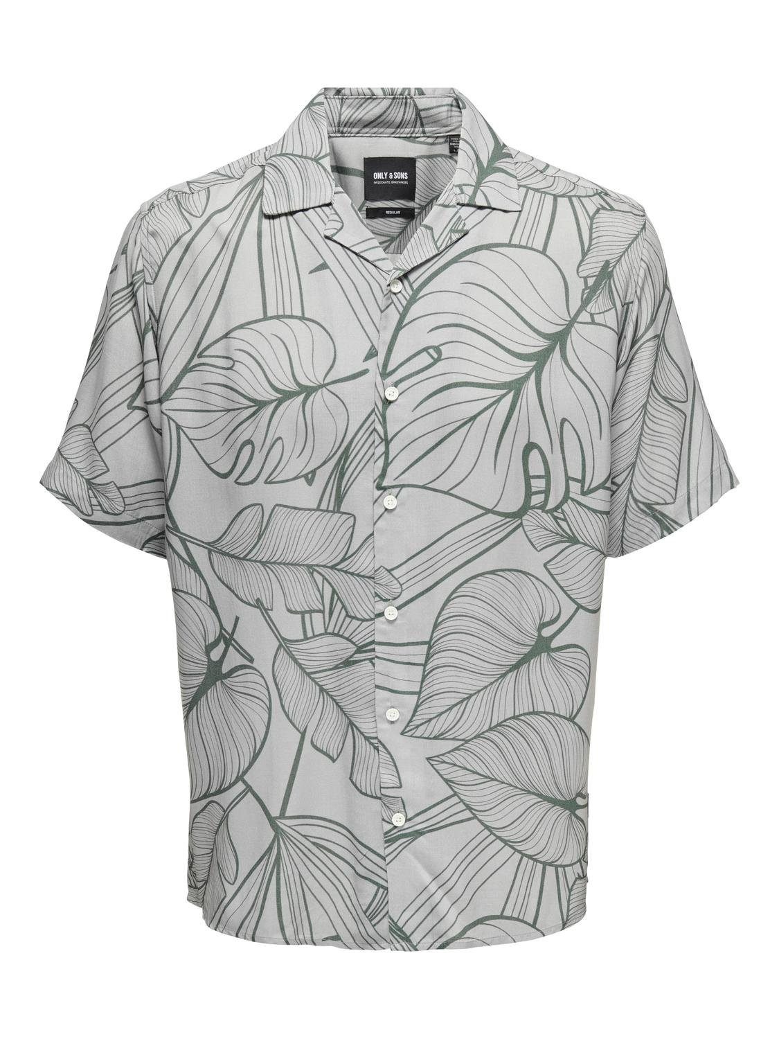 ONLY & SONS Kurzarmhemd mit Resort Kragen lässig und bequem ONSPALO LIFE AO günstig online kaufen