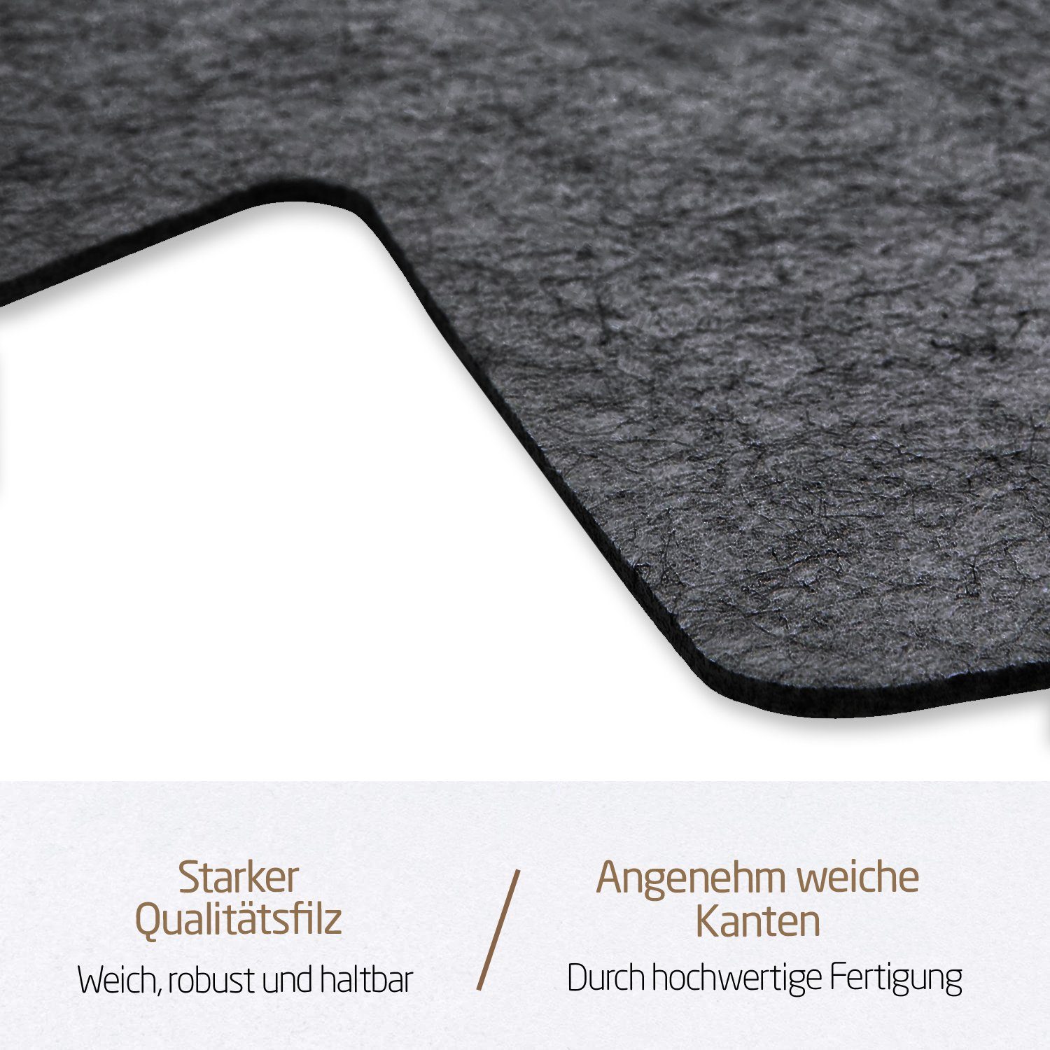 Miqio Pfannenschoner 6 erSet Stapelschutz 6 Pfannenschoner 2x Ø38 cm,Ø 35cm,Ø 26 cm, Zubehör für Schutz für alle Pfannenarten, 6-tlg., Schadstoffgeprüft. Ökotex – Bild 4 von 5