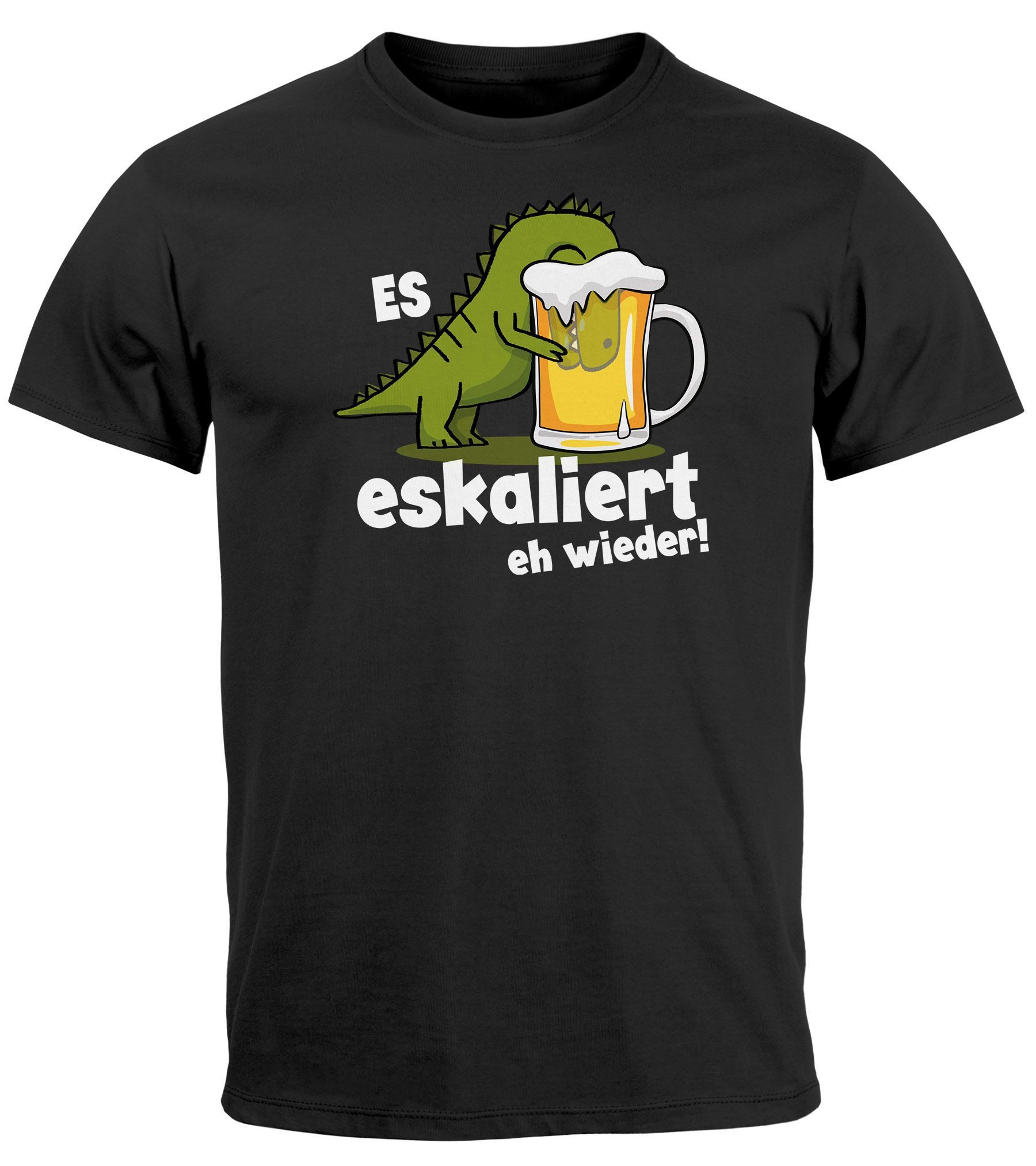 MoonWorks Print-Shirt Herren T-Shirt Alkohol Bier günstig online kaufen
