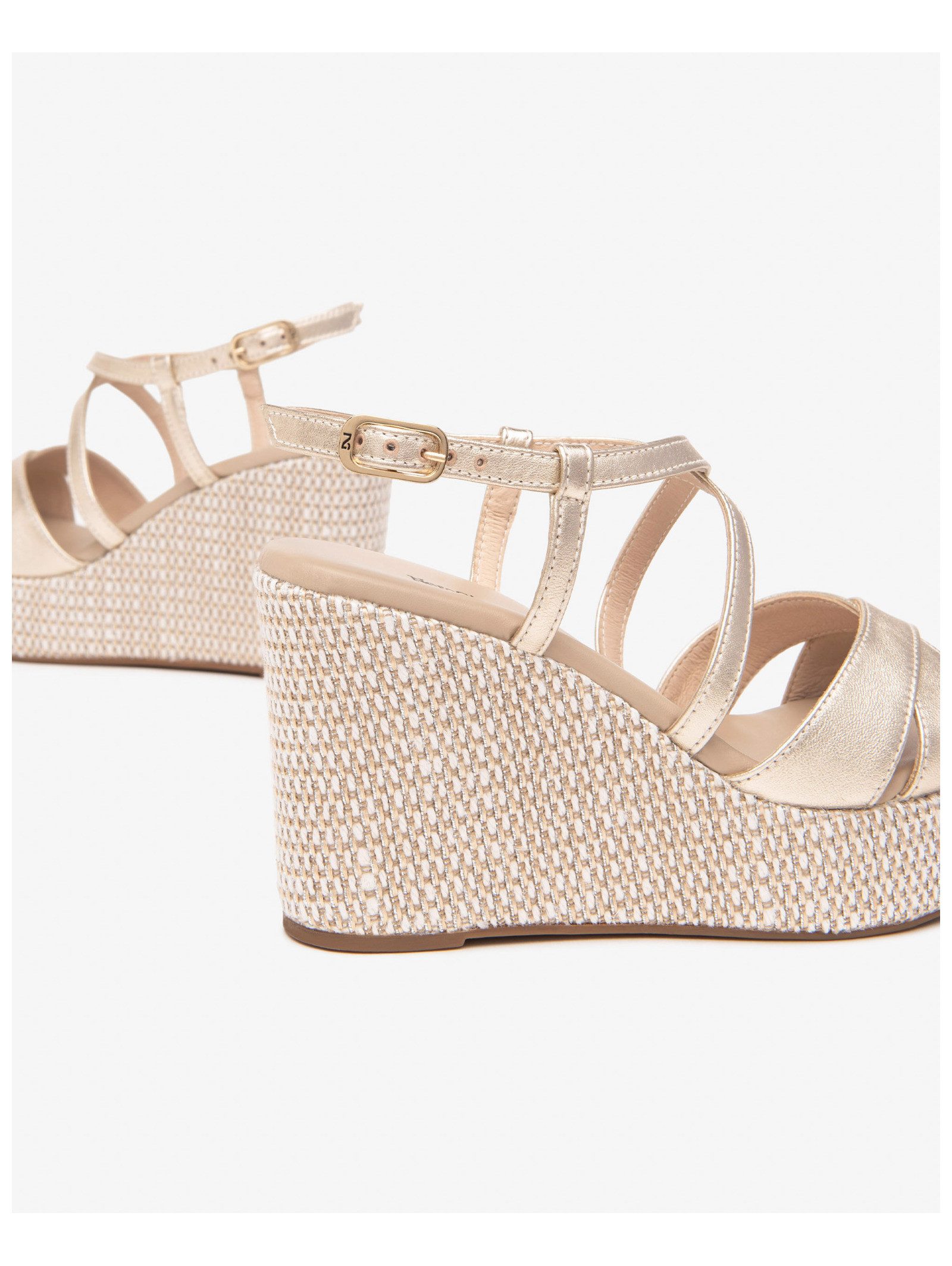 Nero Giardini Nero Giardini Sandalen Leder Keilsandalette