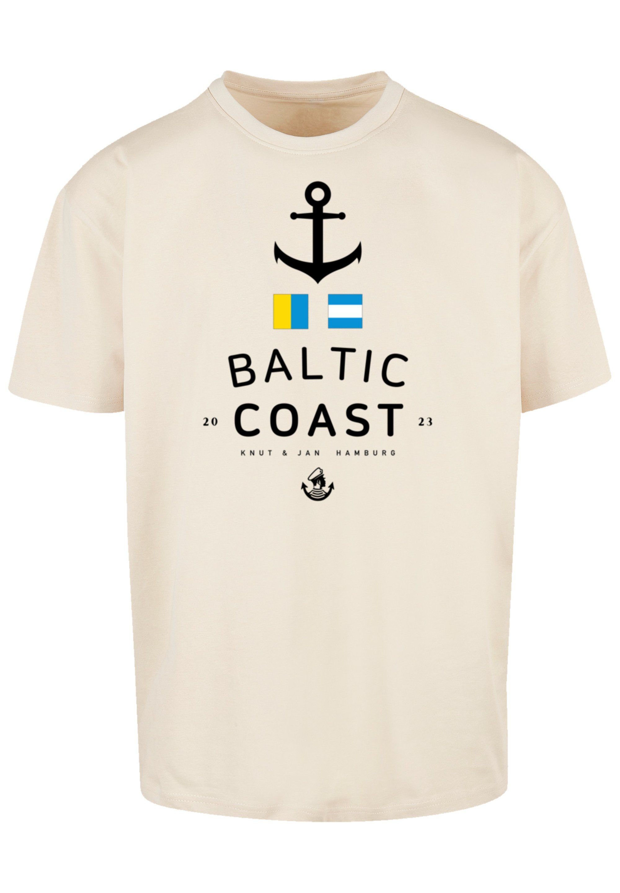 Print T-Shirt Knut sand Ostsee Baltic Sea F4NT4STIC Hamburg & Jan