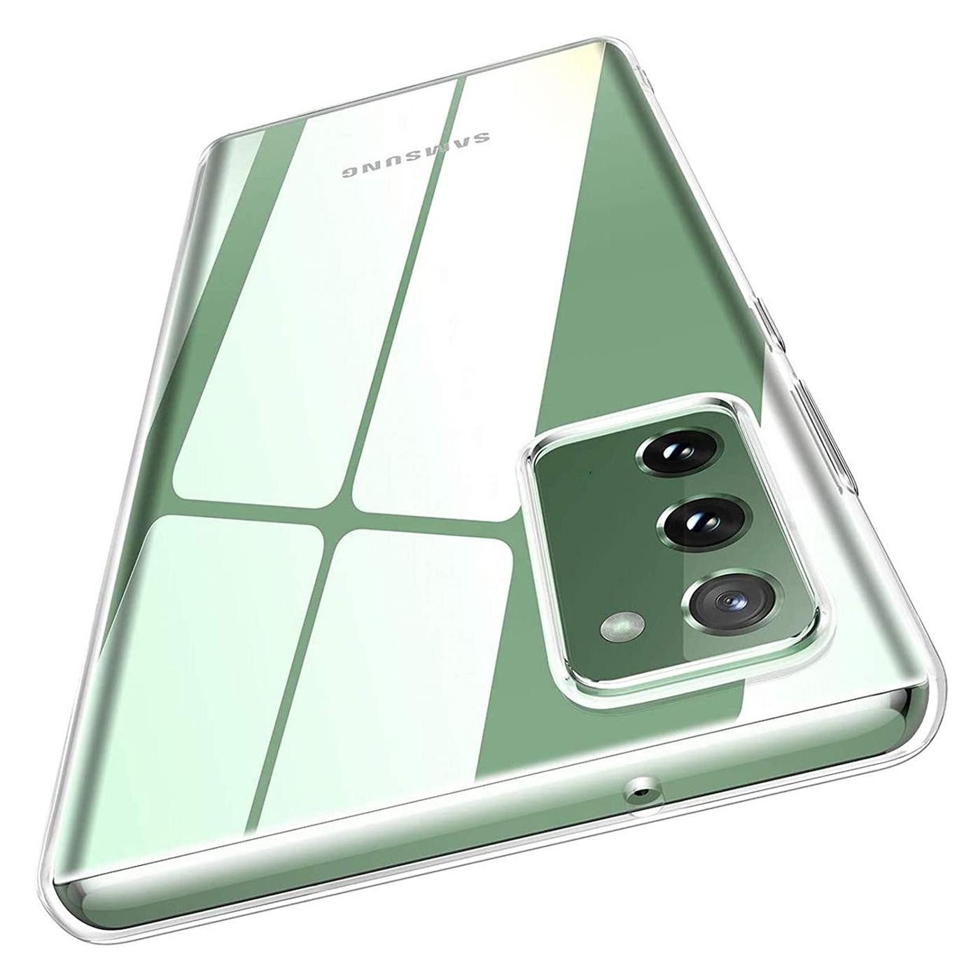 CoolGadget Handyhülle Silikon Handy Hülle Slim für Samsung Galaxy S20 FE 6,5 Zoll, dünne TPU Schutzhülle Case in transparent / durchsichtig