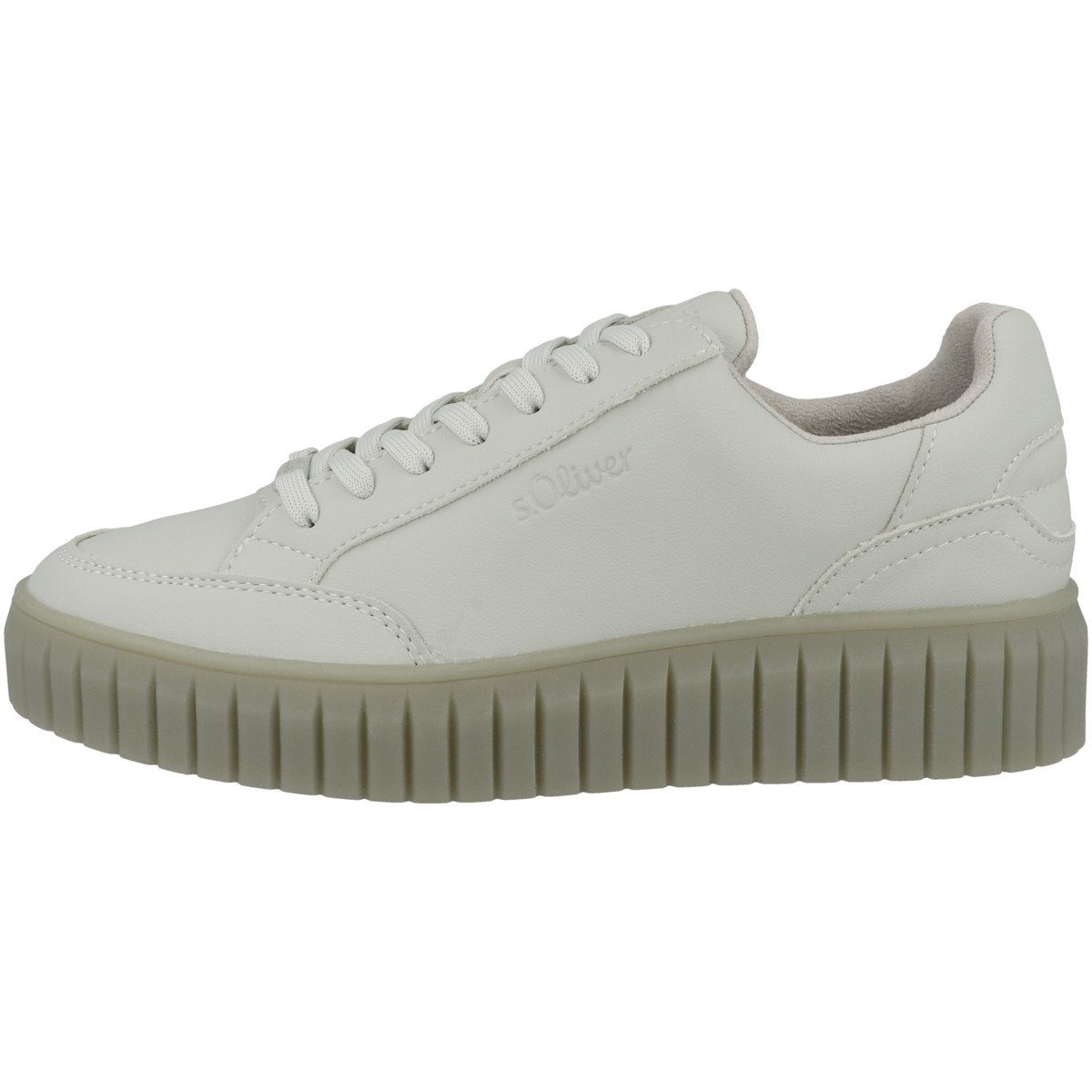 Damen Soft Logo, Innensohle 5-23645-30 weich Foam ist und besonders komfortabel s.Oliver Sneaker