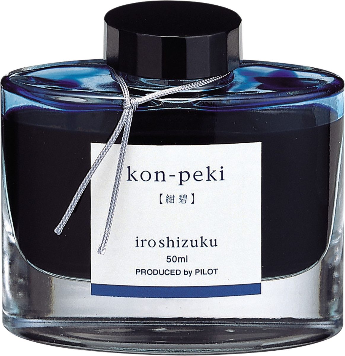 Füllhalter Tintenglas Iroshizuku 50ml (kon-peki) Deep Cerulean Blue