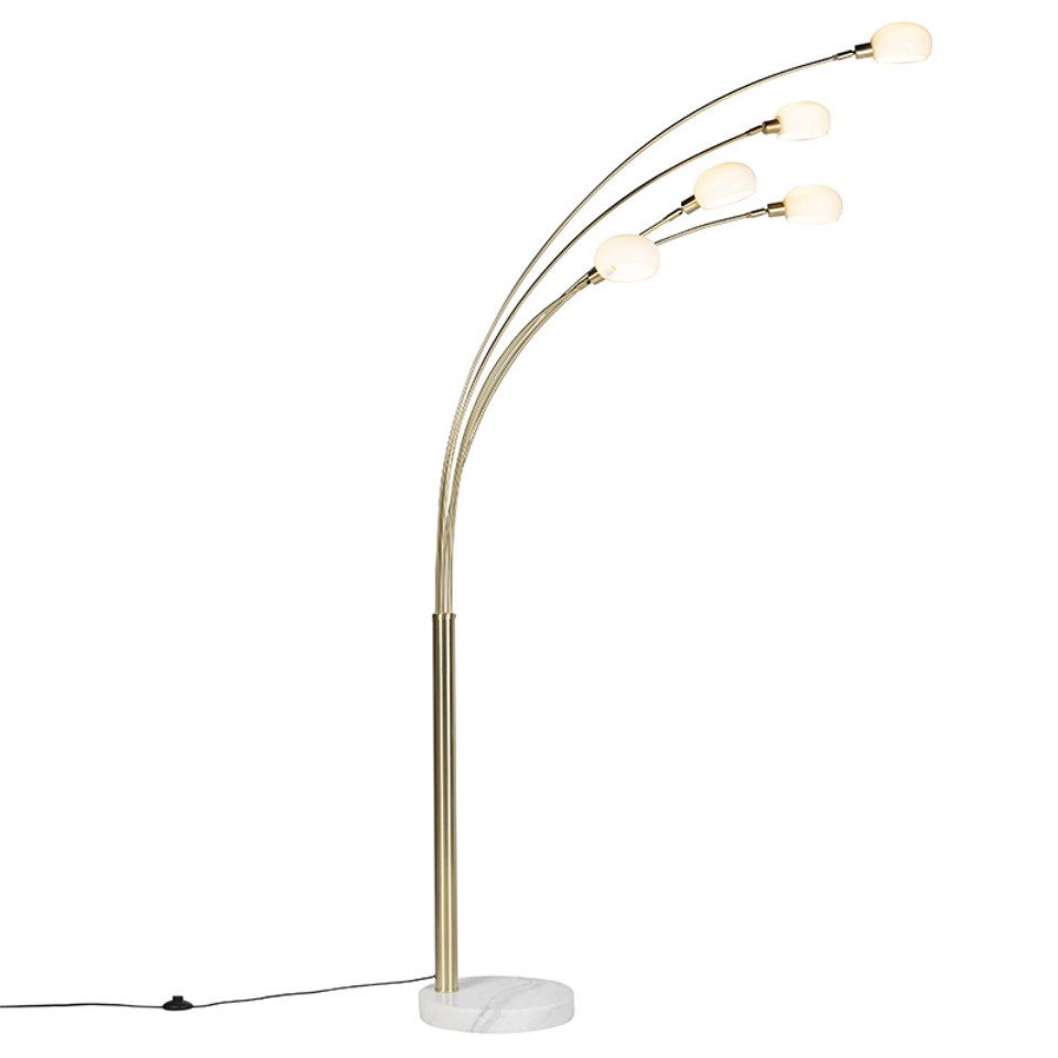 Qazqa Stehlampe Sixties marmo, ohne Leuchtmittel, günstig online kaufen