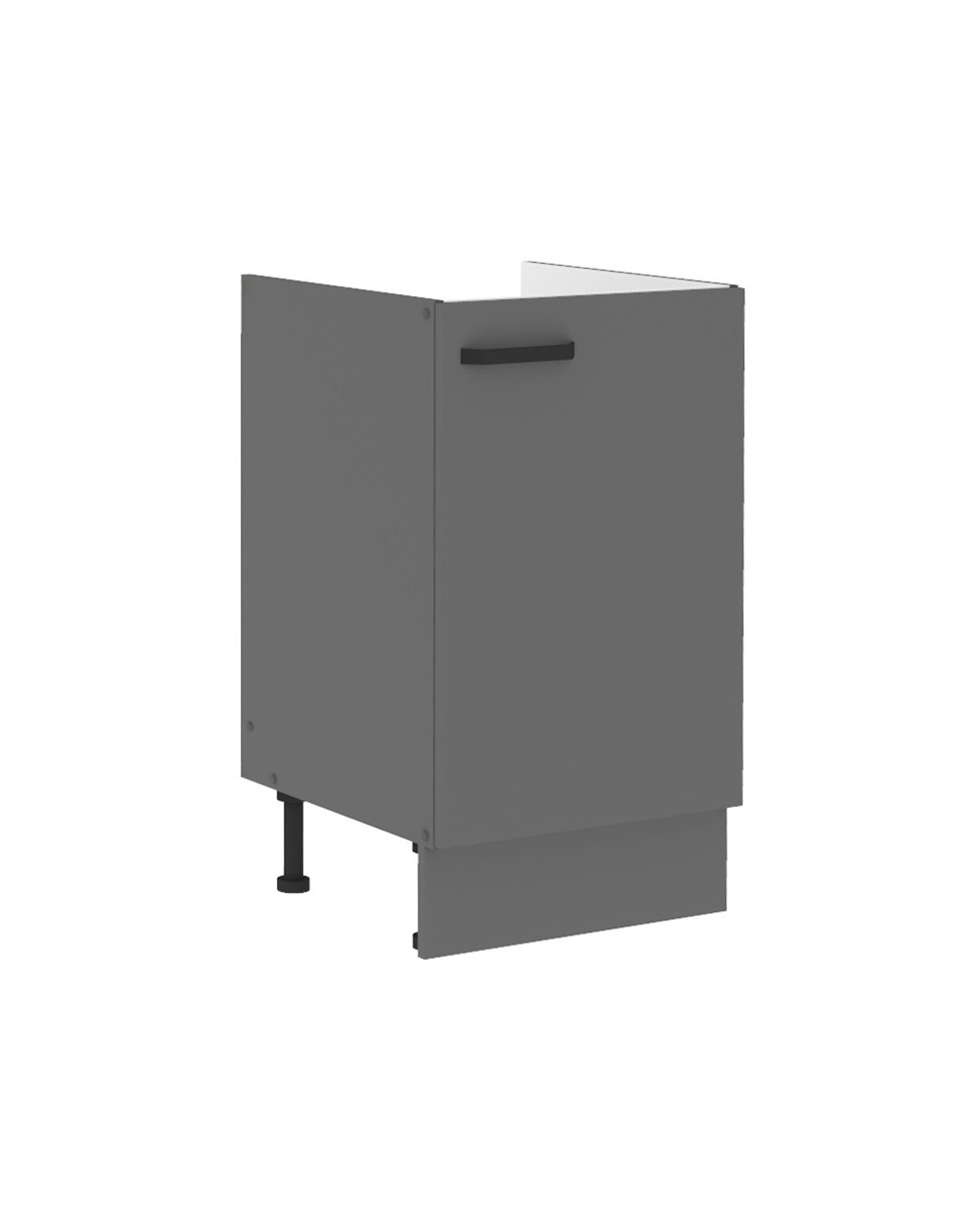 Küchen-Preisbombe Spülenunterschrank 50 cm Küche NESSA Anthrazit Küchenzeile Küchenblock Einbauküche