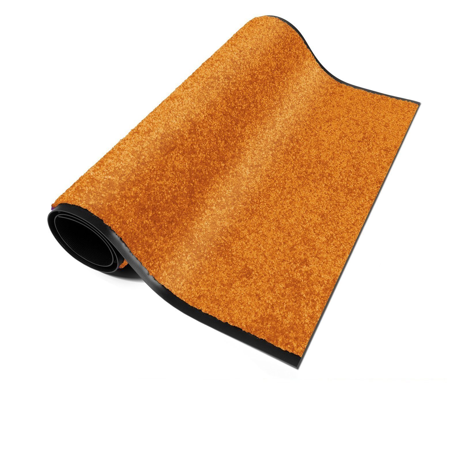 Fußmatte Schmutzfangmatte Sauberlaufmatte, & Rechteckig, Farben Karat, Orange Use&Wash,verschiedene mm, Höhe: 8 Größen,