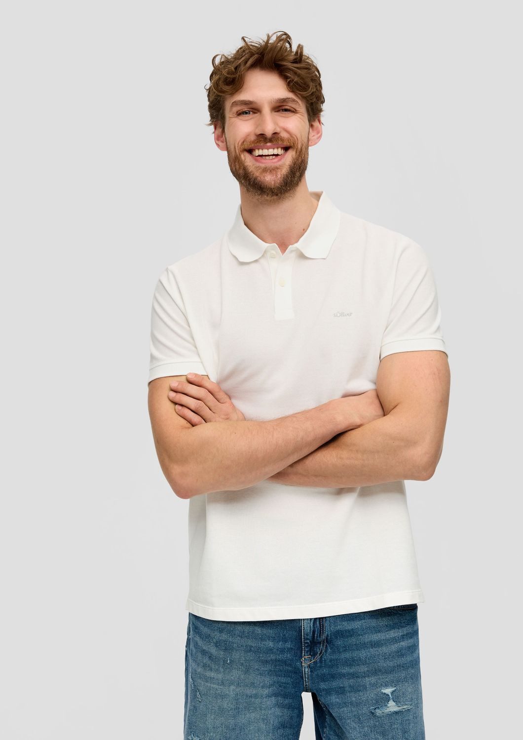 s.Oliver Poloshirt Polo-Shirt kurzarm, Piqué, Kragen, günstig online kaufen