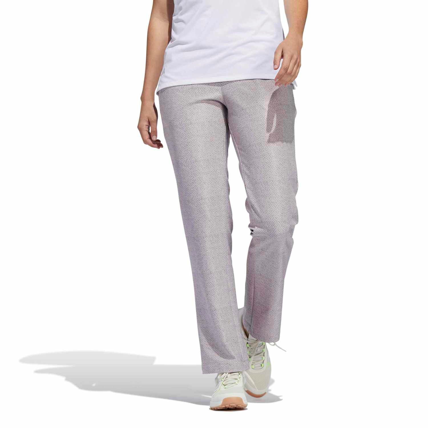 adidas Sportswear Golfhose Adidas Golf Hose Pastellrosa Gemustert Damen