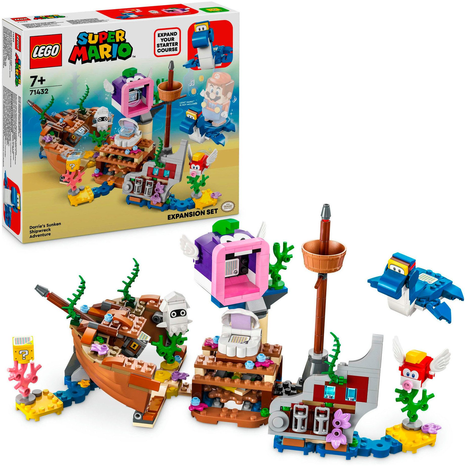 Dorrie und das versunkene Schiff (71432), LEGO Super Mario Konstruktionsspielsteine