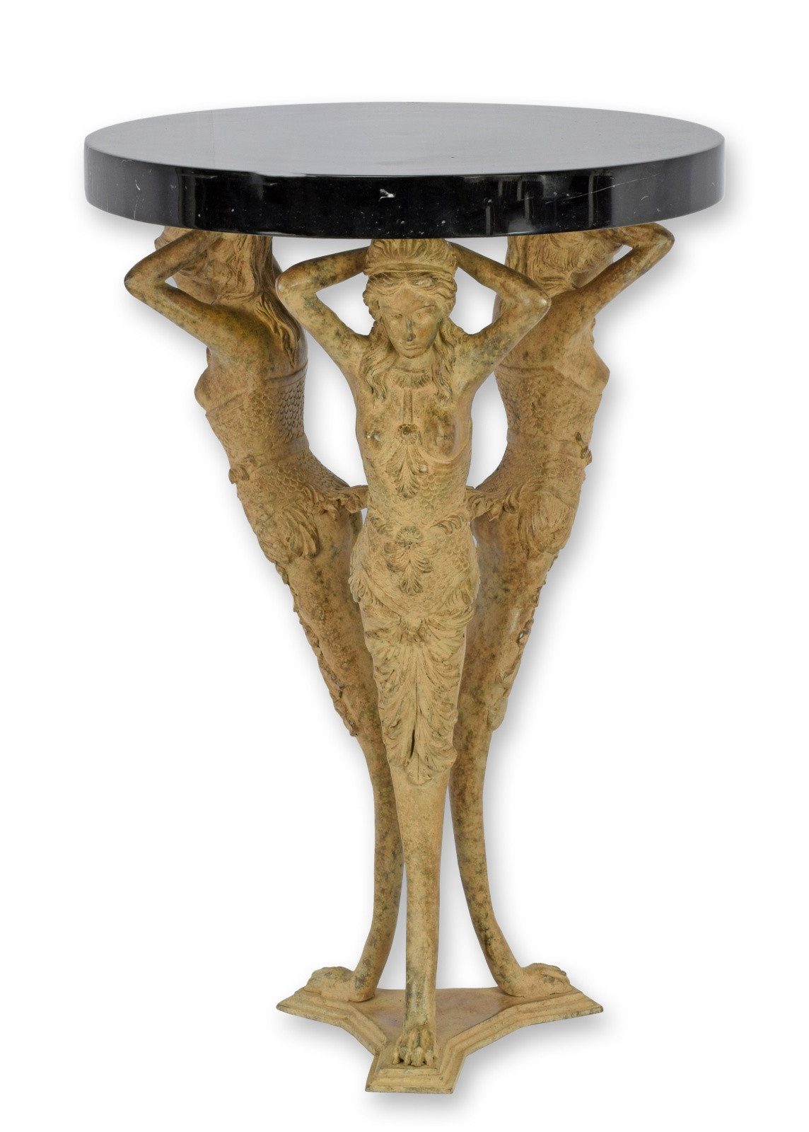 Aubaho Dekoobjekt Beistelltisch aus Bronze Tisch Replikat Retro Design Dekoration