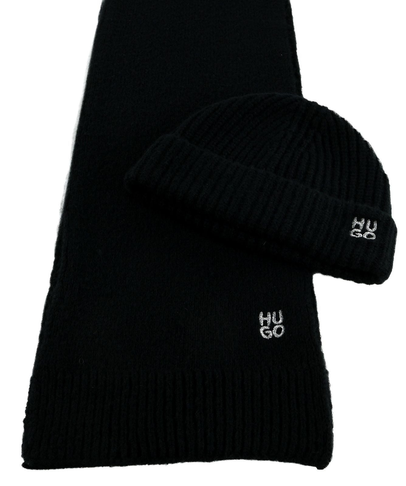 HUGO Strickmütze Set (Set, 2-St) günstig online kaufen