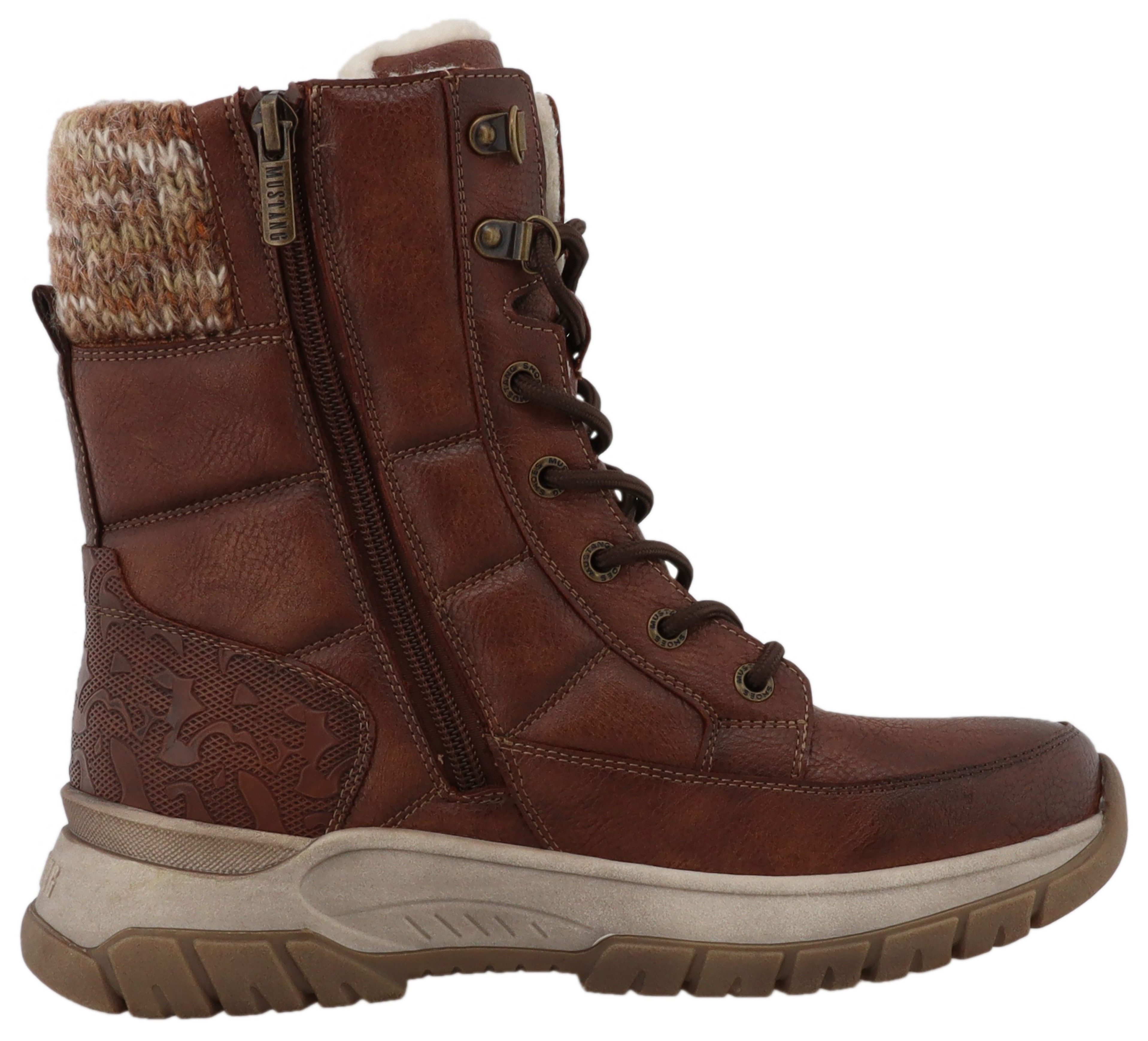 Mustang Shoes Raissa Winterboots Schnürboots, Winterstiefel mit TEX-Membrane – Bild 5 von 5