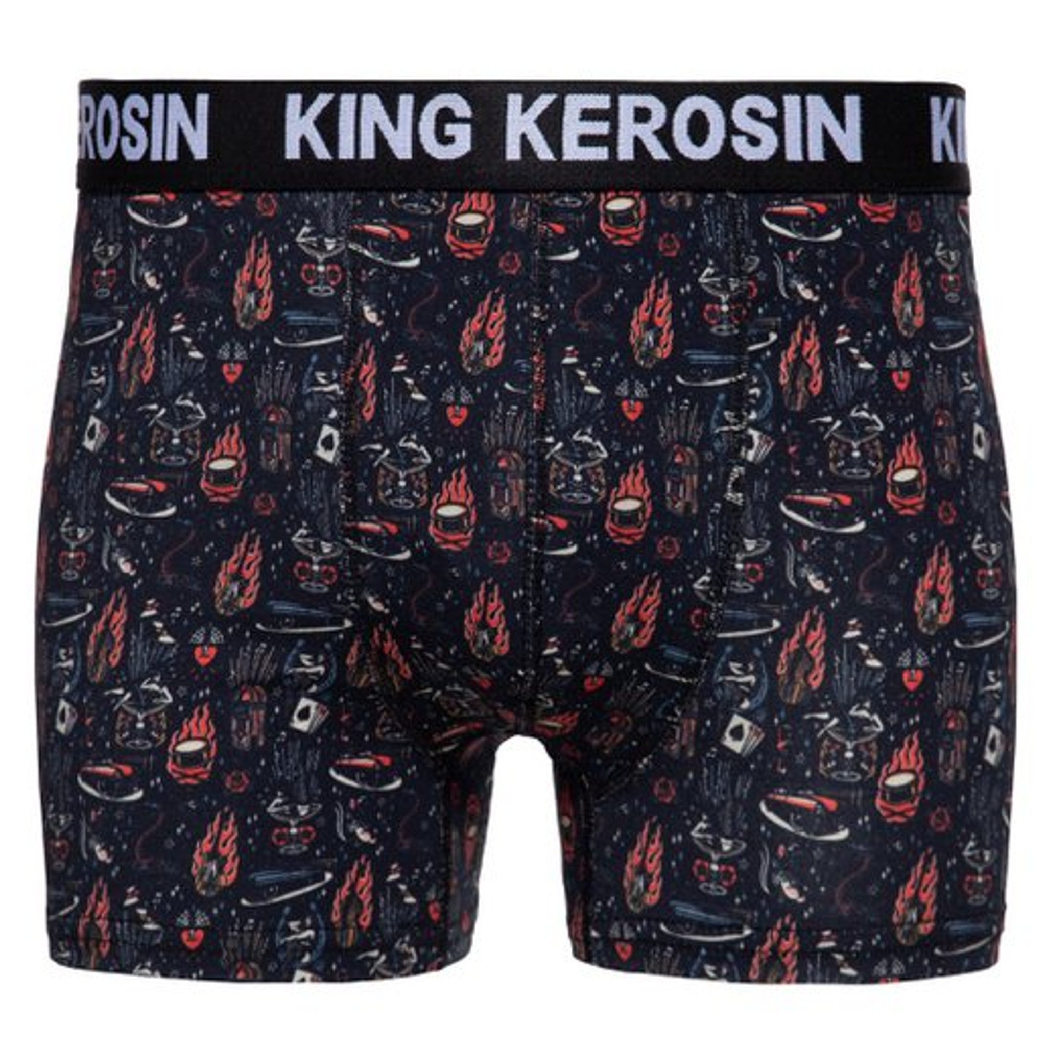 King Kerosin Boxershorts King Kerosin Herren Boxershorts "Rock n Roll" (Boxershorts, Boxershorts)