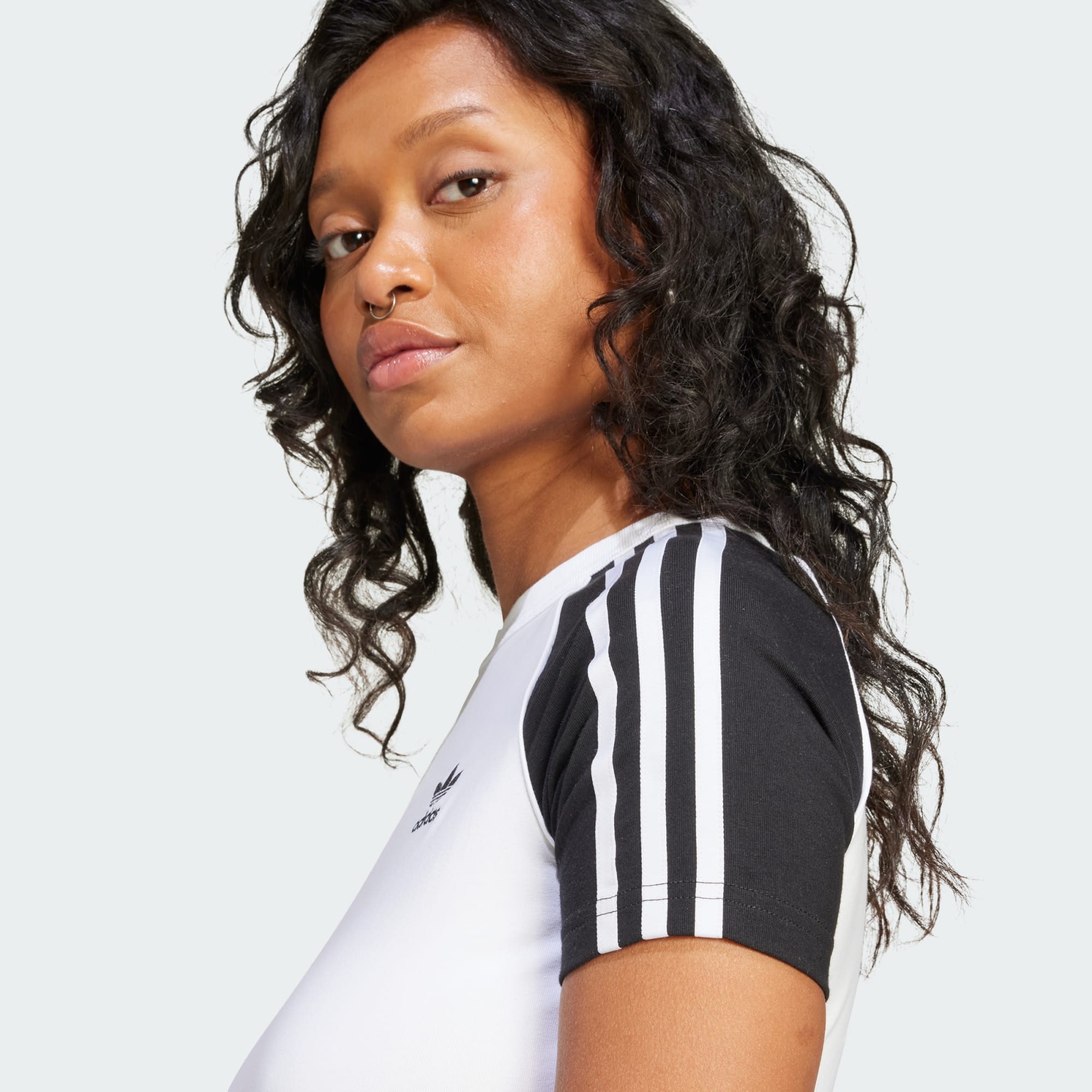 adidas Originals T-Shirt ADICOLOR 3-STREIFEN RAGLAN SLIM T-SHIRT (1-tlg)