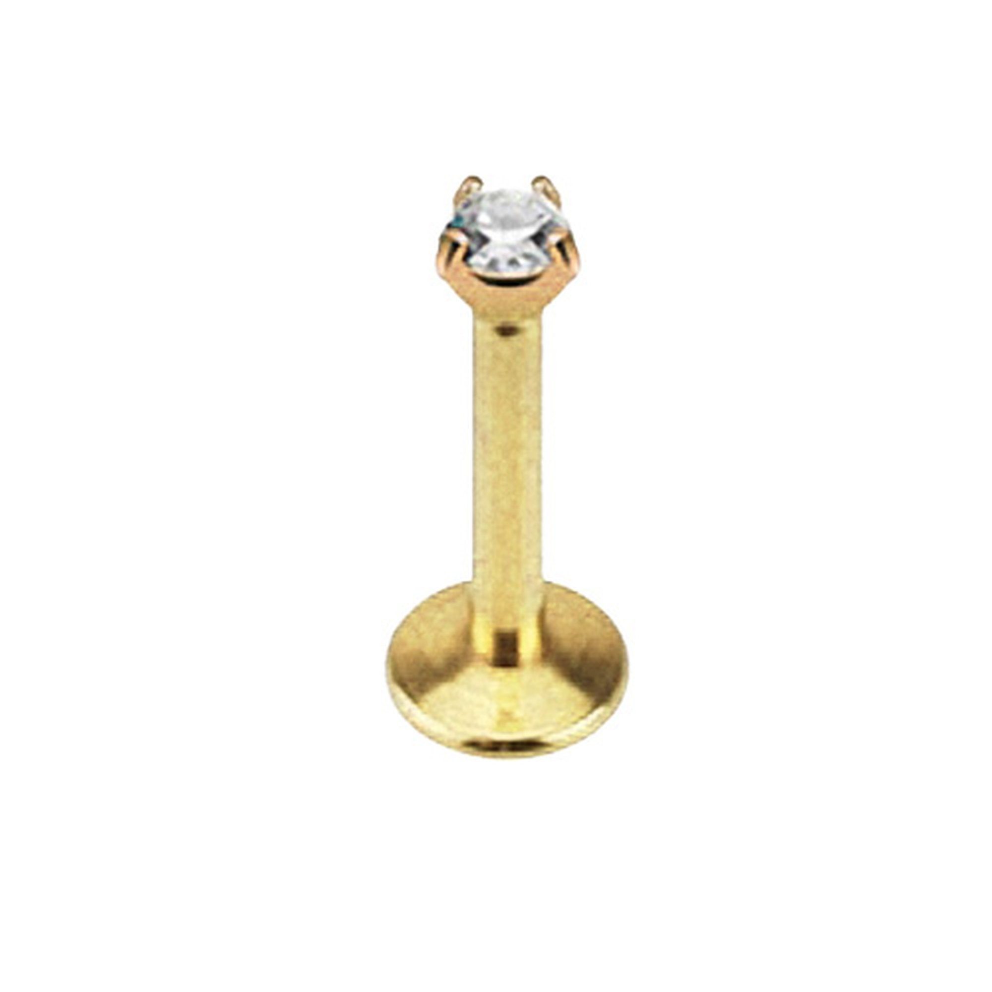 Piercing-Set Piercing Labret Stecker Lippenstecker mit Kristall