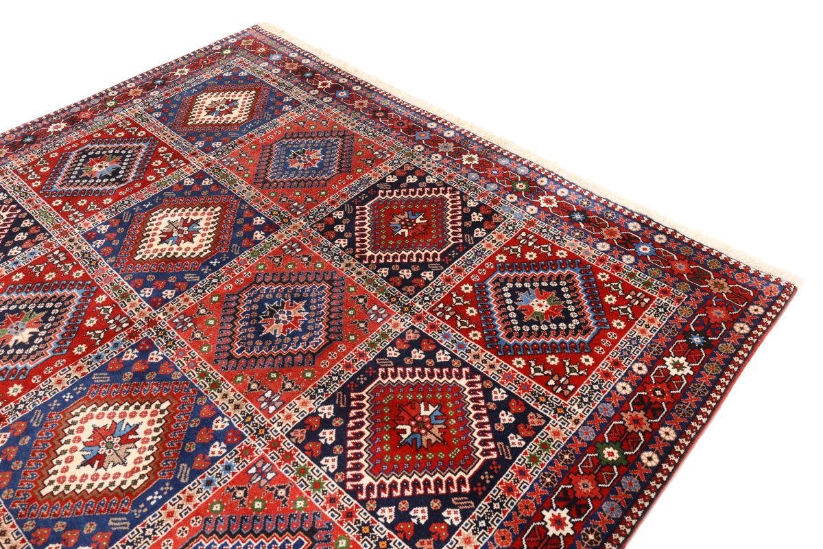 Orientteppich Trading, Orientteppich Yalameh Nain mm rechteckig, 12 Perserteppich, / Handgeknüpfter 199x287 Höhe: