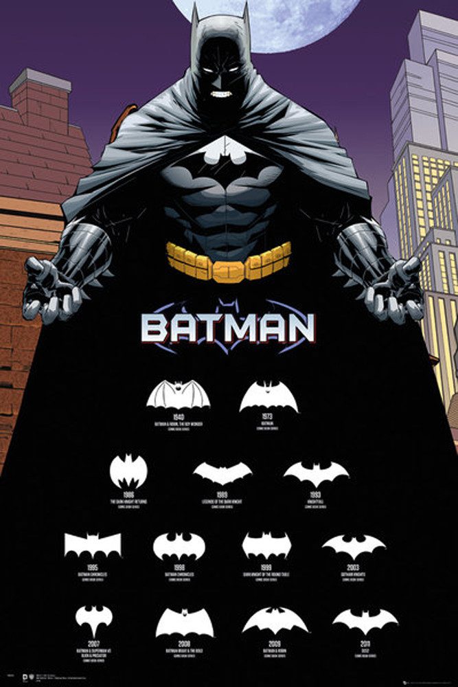 Poster Batman Comics - Poster - Logos