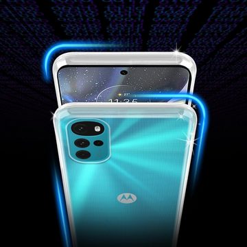 Cadorabo Handyhülle Motorola MOTO G22 Motorola MOTO G22, Flexible TPU Silikon Handy Schutzhülle - Hülle - ultra slim