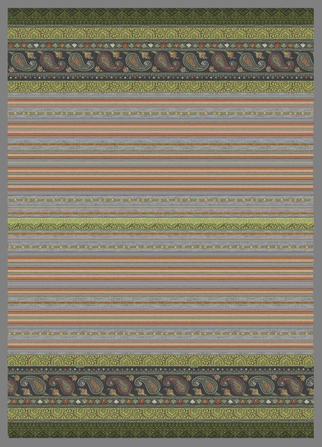 Plaid Cervino V6 in 240 x 250 cm, Bassetti, aus Baumwolle mit Mediterranes Design