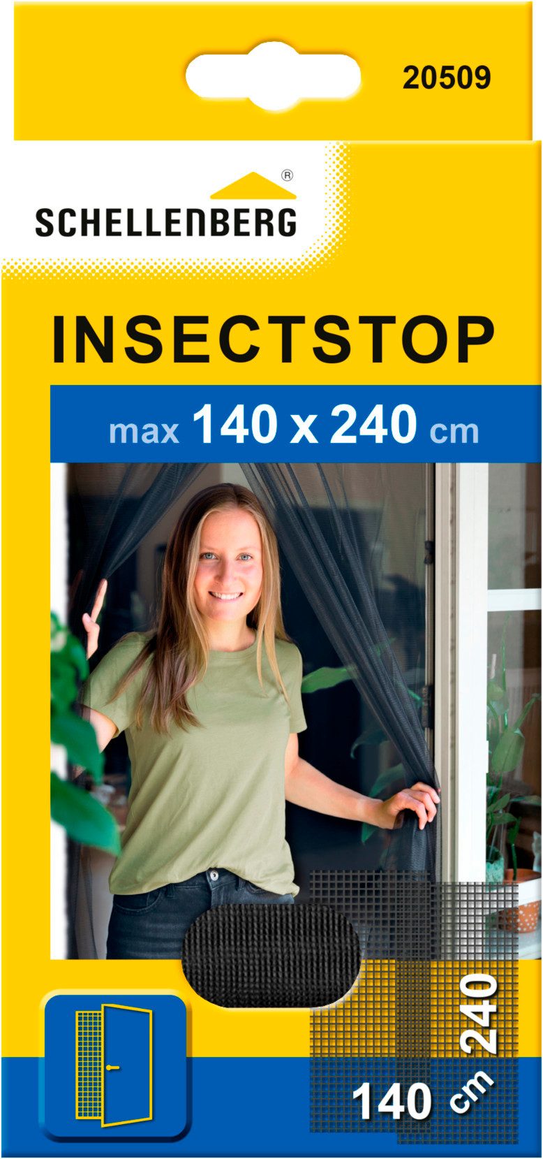 SCHELLENBERG Insektenschutz-Vorhang Fliegengitter für Balkontüren und Terra günstig online kaufen