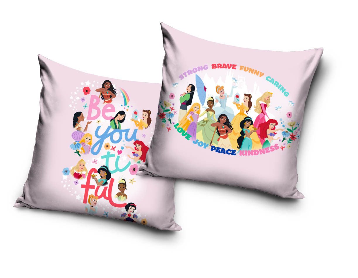 Disney Dekokissen Princess Velour Kissen Dekokissen 40 x 40 cm