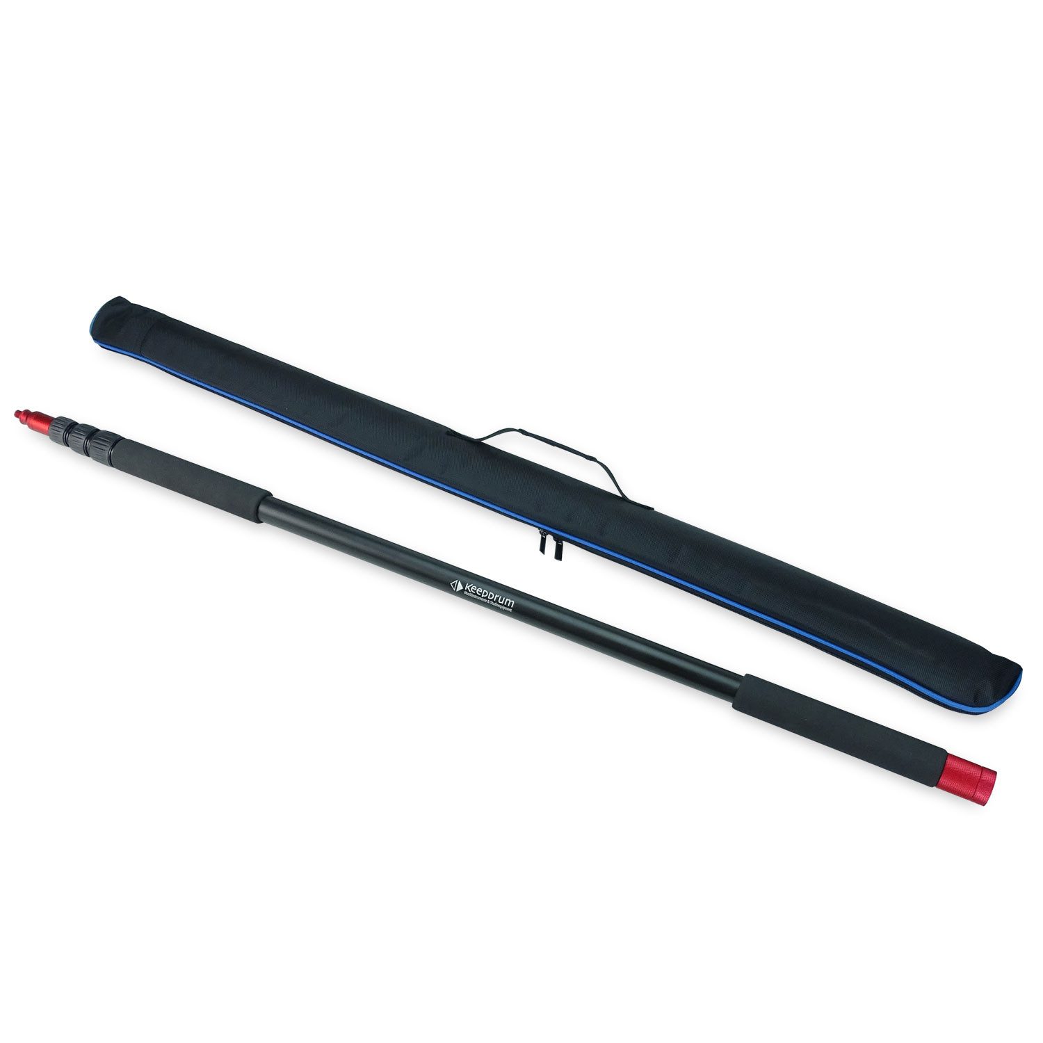 keepdrum Mikrofon keepdrum Tonangel mk3500 3,5m mit Tasche und Dual-Blitzschuhadapter, ausziehbar