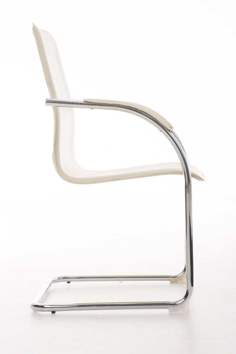 furnicato Besucherstuhl Melina 94x56x52 cm creme (1 St)
