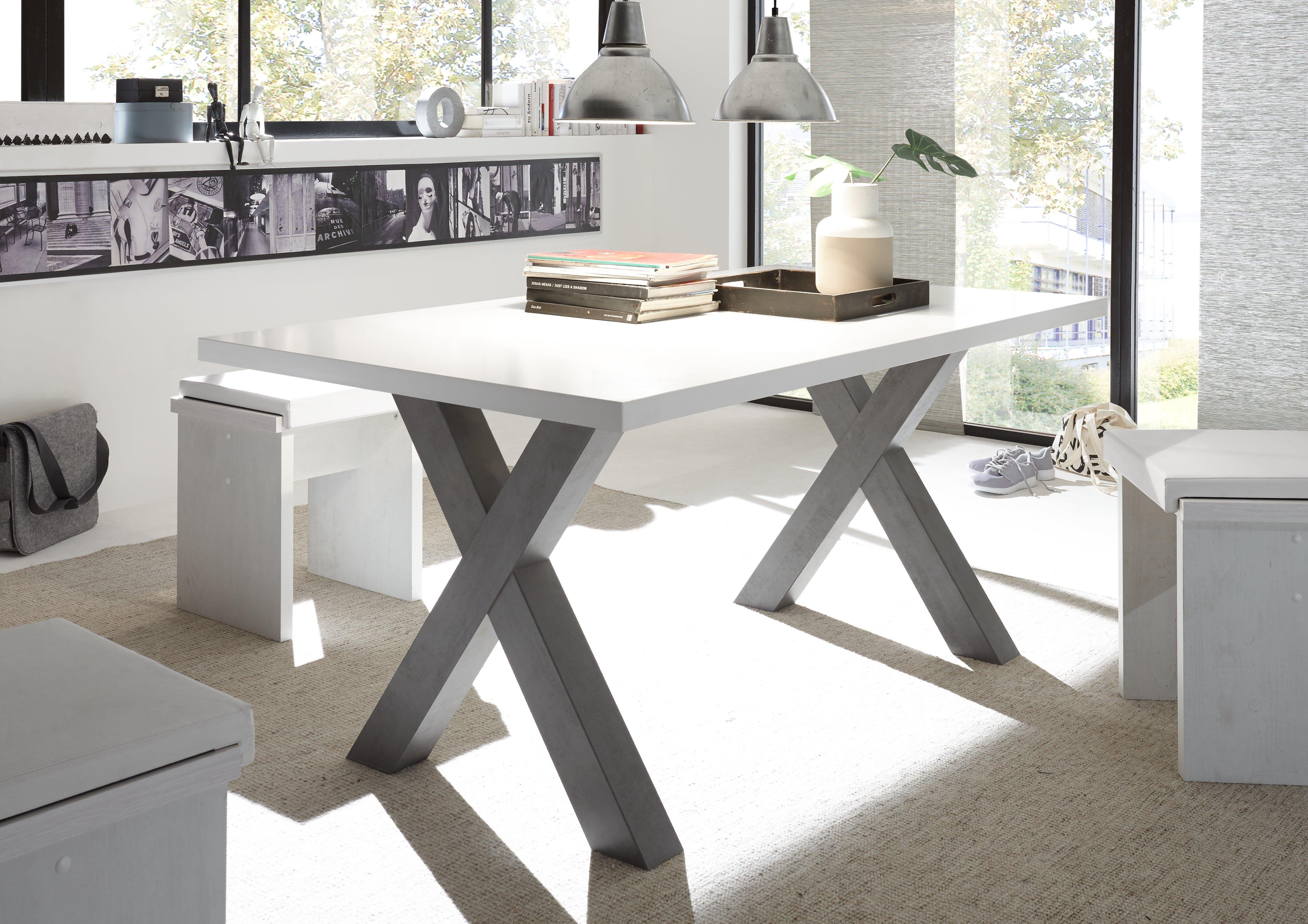 Mäusbacher Esstisch Mister, TOPSELLER! (OTTOS Choice), Gestell in X-Form günstig online kaufen